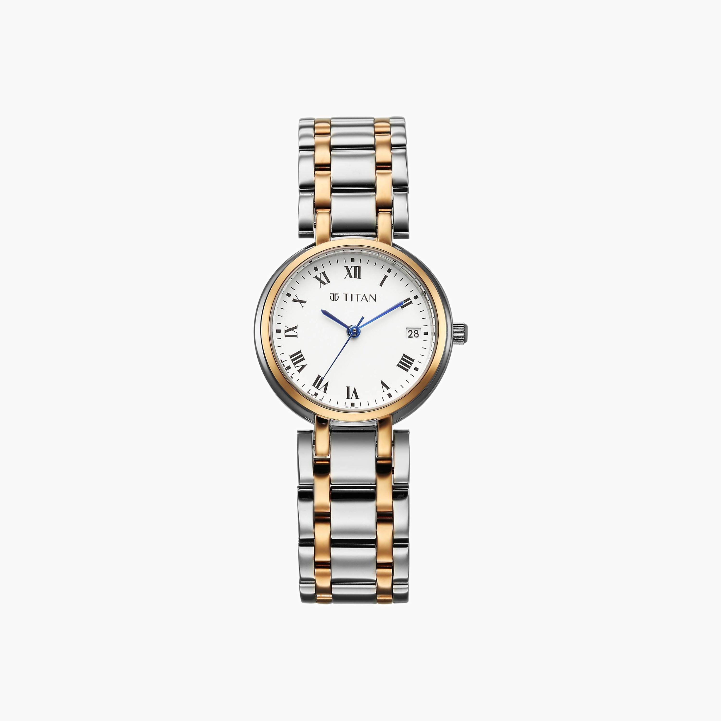 Titan Elegance Quartz Ladies Two-Tone Watch-women-watchesandjewellery-watches-image-1