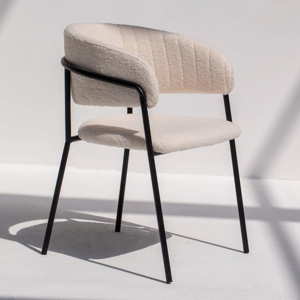 Home Kode Elita Boucle Dining Chair