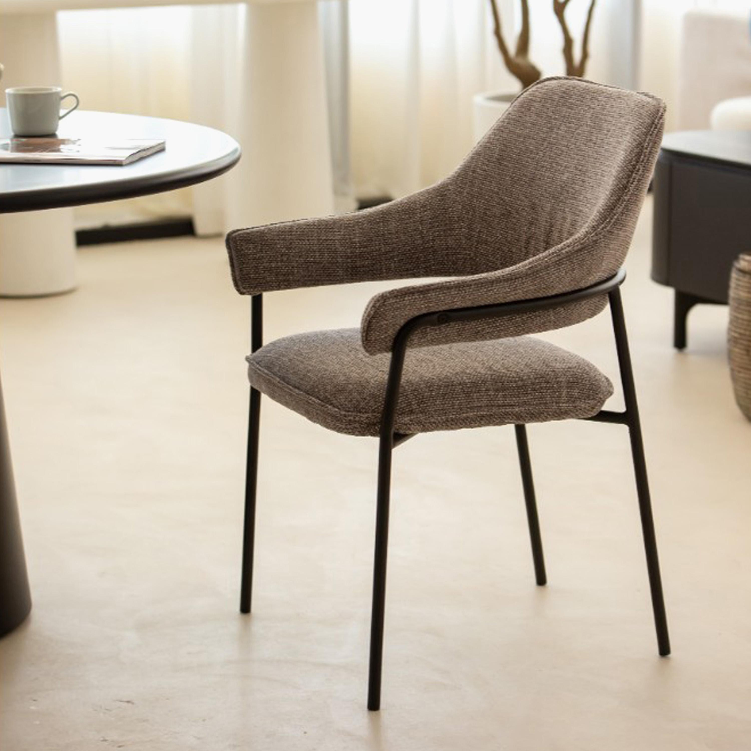 Home Kode Eudora Fabric Dining Chair