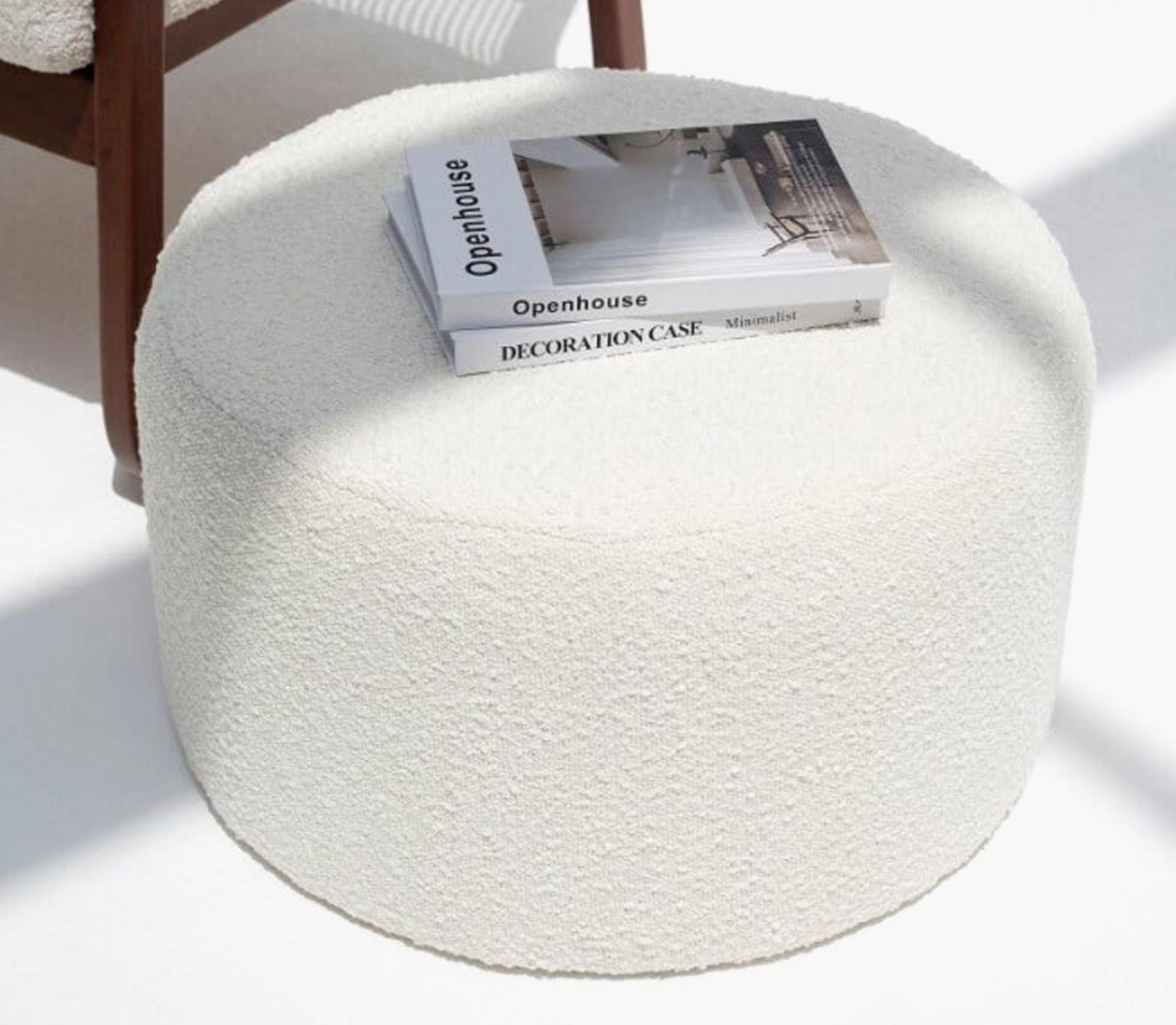 Home Kode Mira Fabric Ottoman