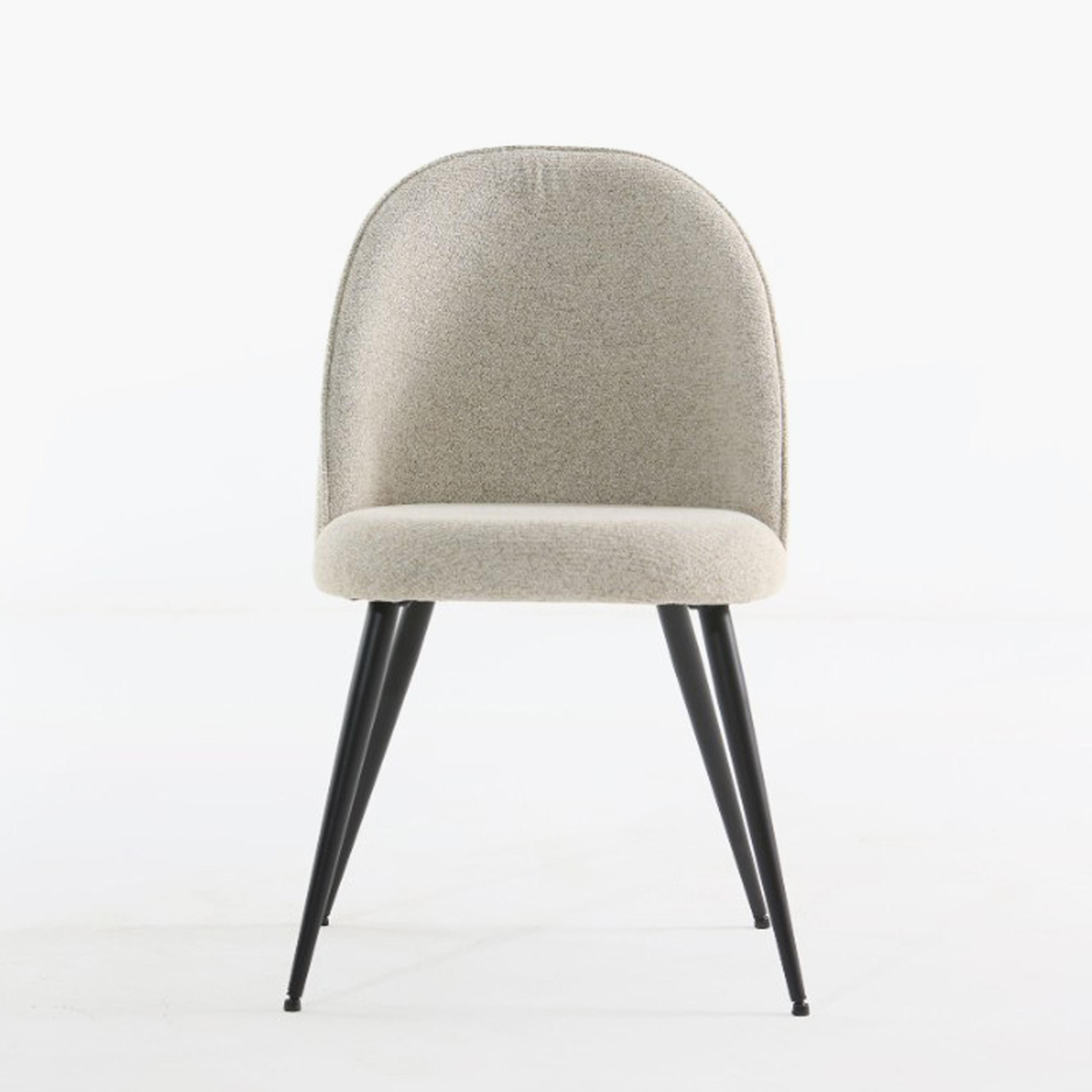 Home Kode Orlena Greige Boucle Dining Chair