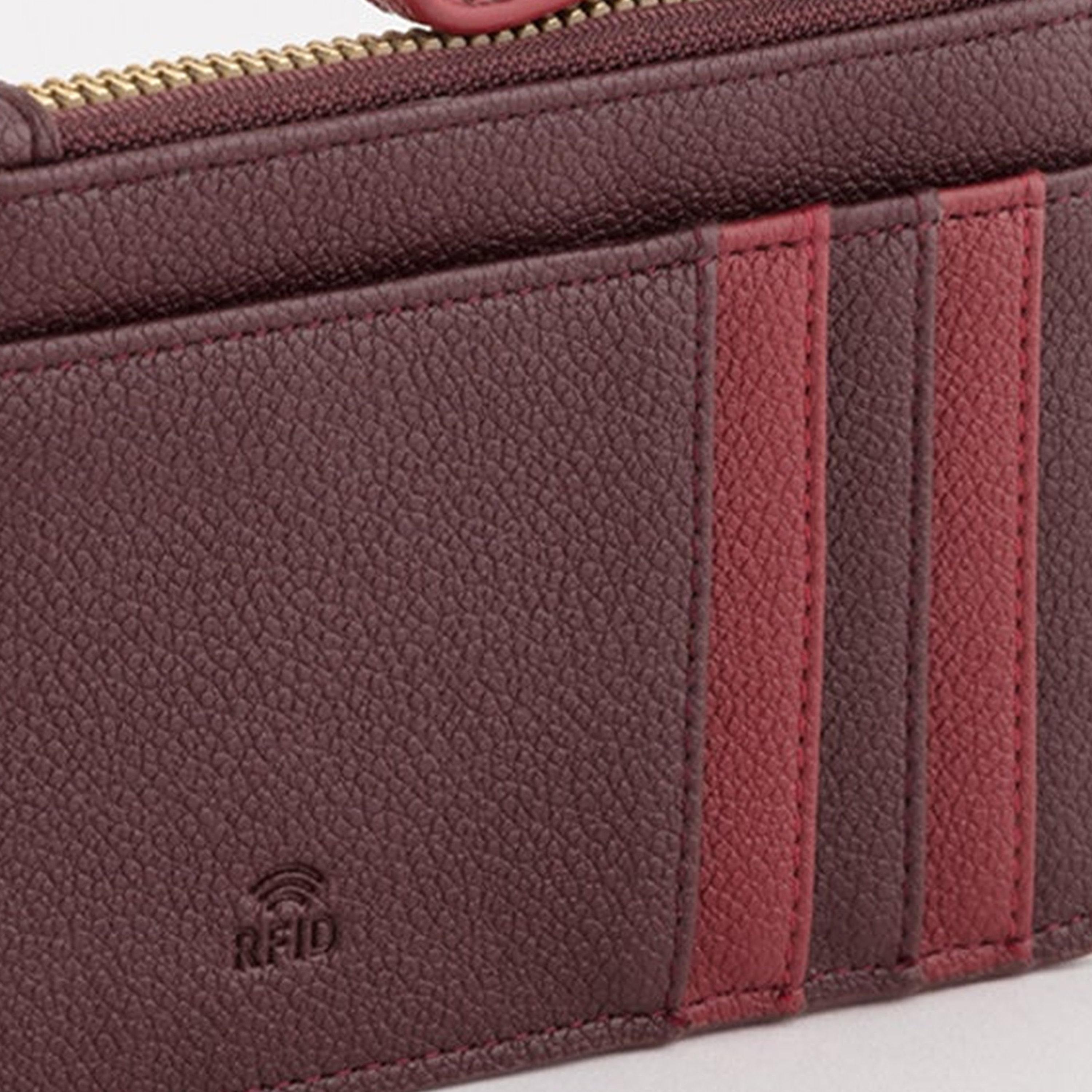 Carpisa Berna Color Block Wallet with Zipper Closure | 13 x 8.50 x 0.50 cm-women-bagsandwallets-wallets-image-4