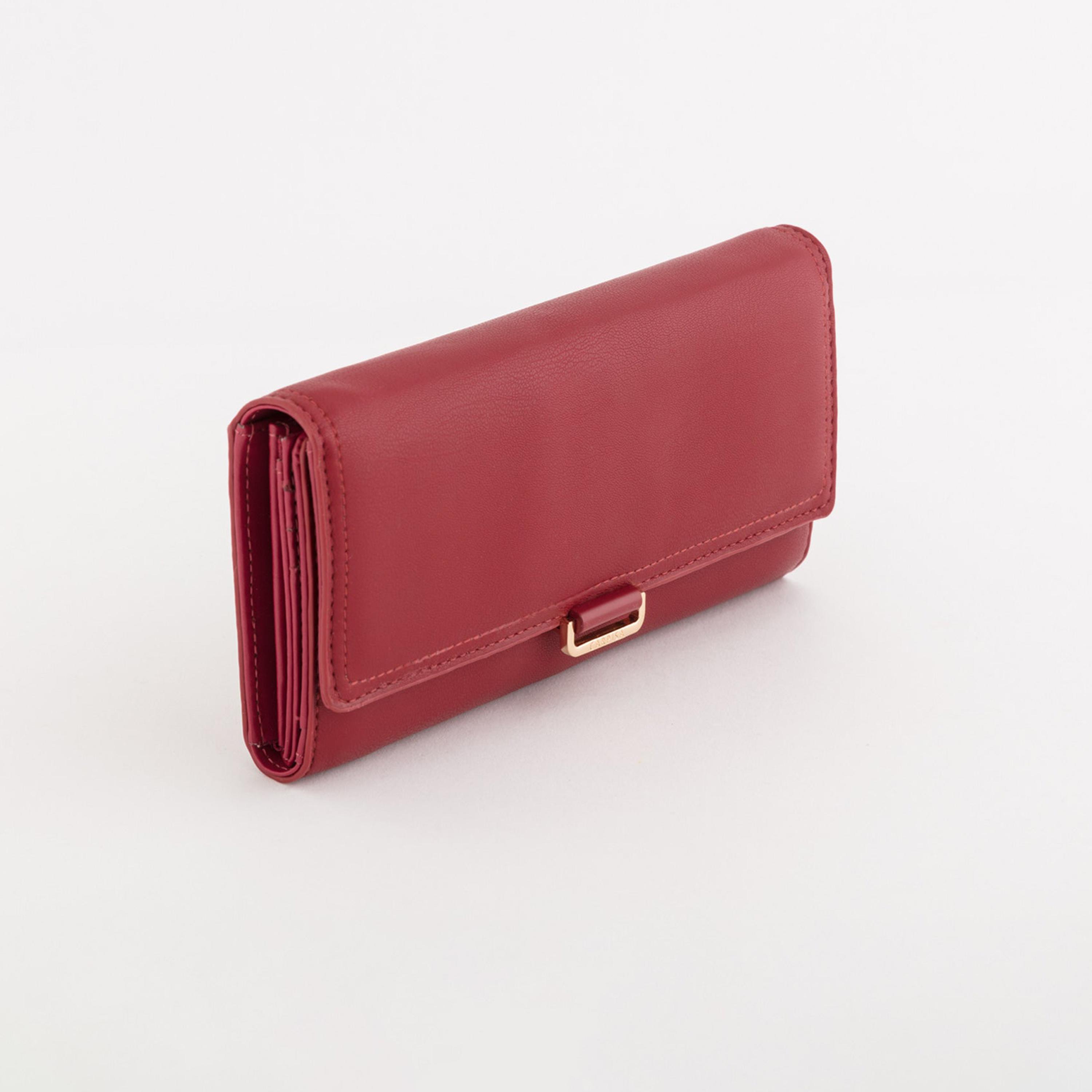 Carpisa Zurigo Solid Large Wallet with Flap Closure | 19.50 x 10 x 2 cm-women-bagsandwallets-wallets-image-1