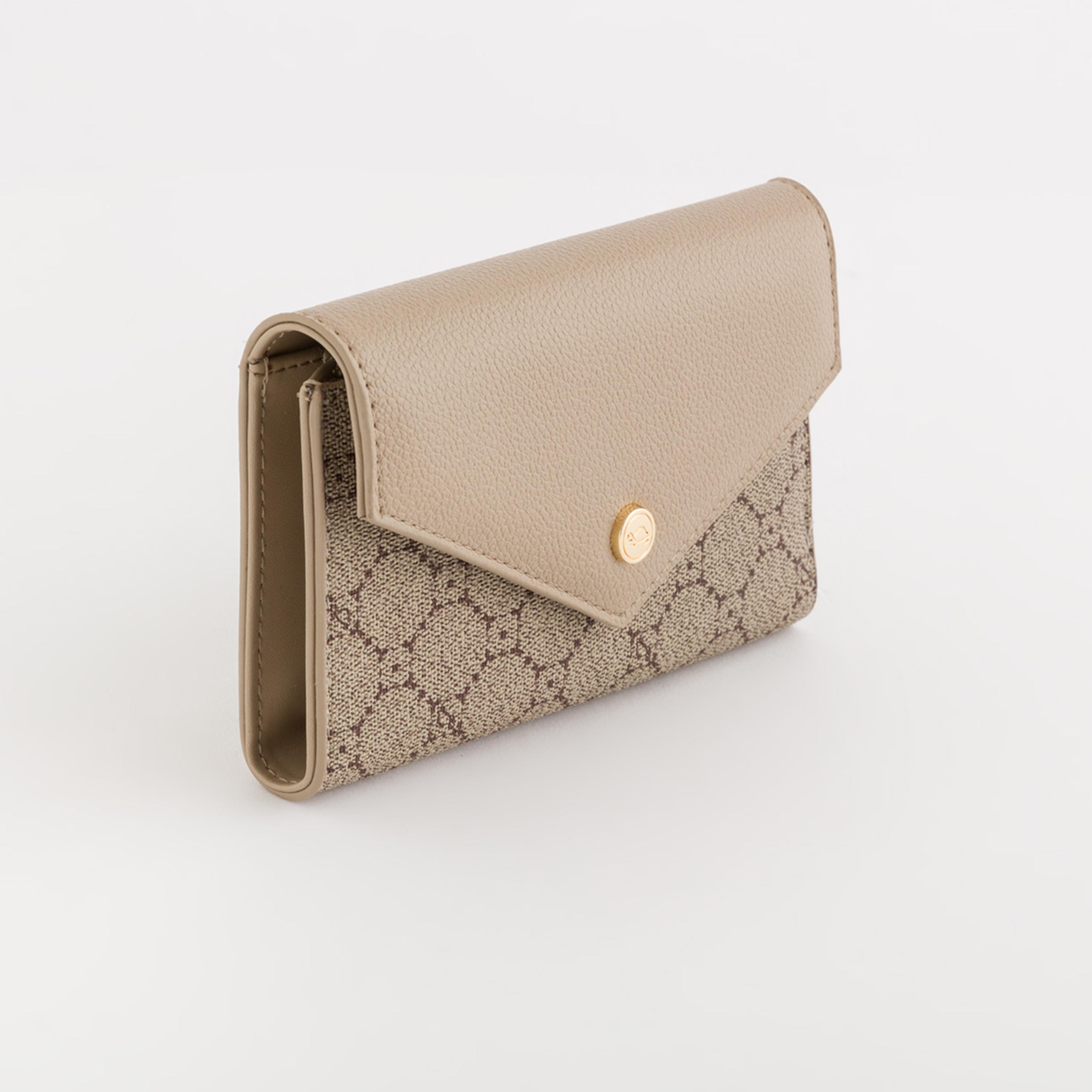 كاربيسا - محفظة ديانا مطبوعة بغطاء قلاب | 15 × 10 × 1.50 سم-women-bagsandwallets-wallets-image-1