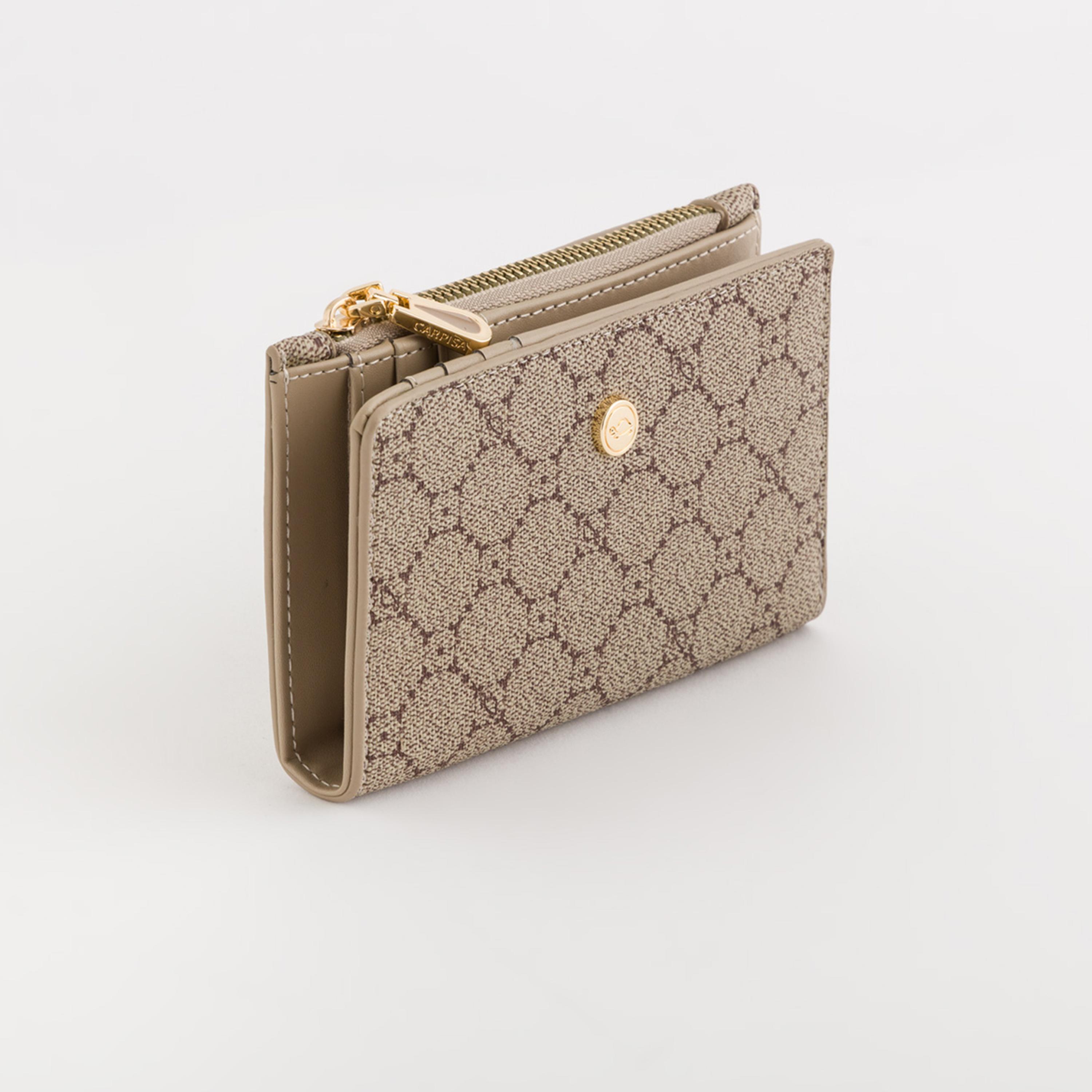 كاربيسا - محفظة ديانا المطبوعة بغطاء قلاب | 14 × 8.50 × 1 سم-women-bagsandwallets-wallets-image-1