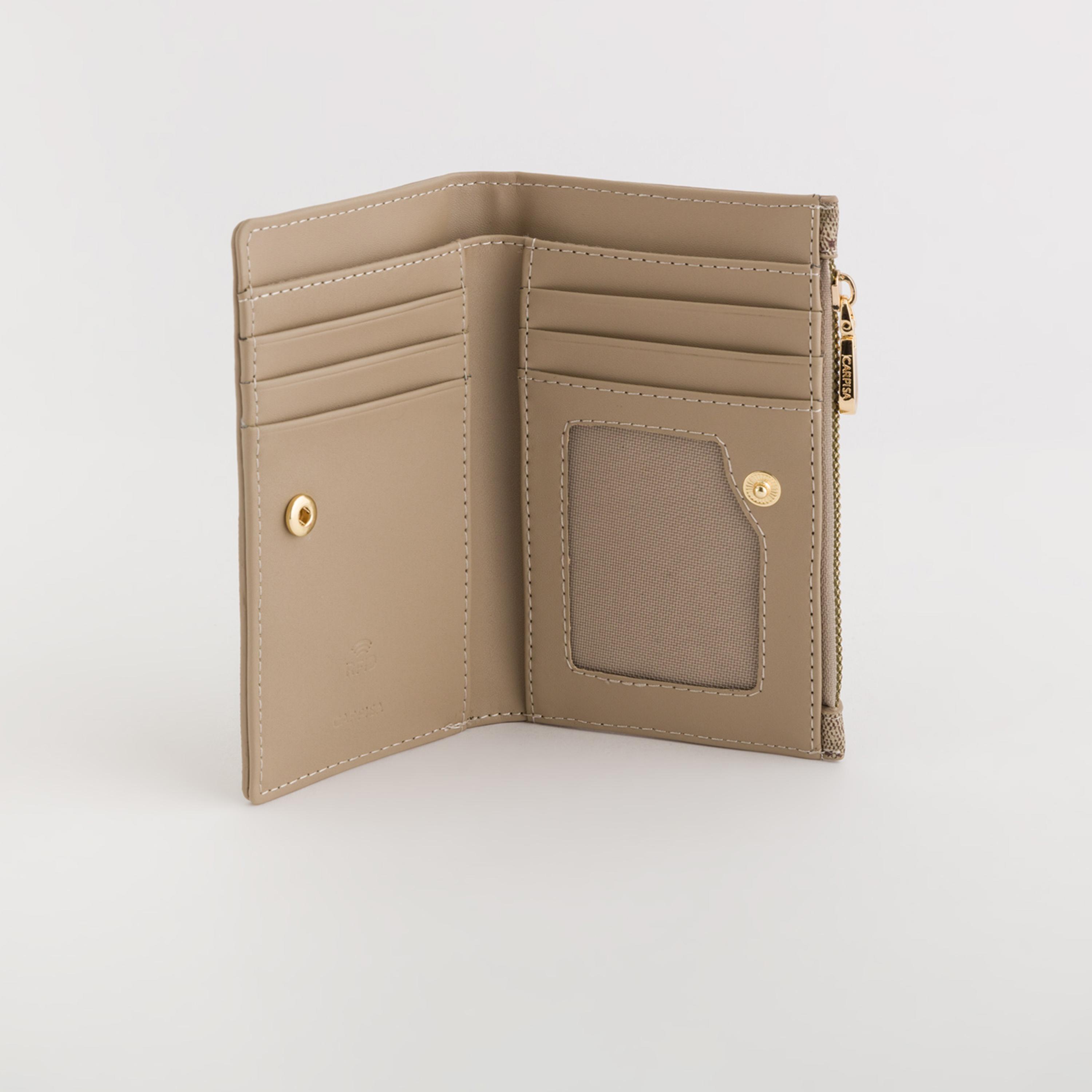 كاربيسا - محفظة ديانا المطبوعة بغطاء قلاب | 14 × 8.50 × 1 سم-women-bagsandwallets-wallets-image-2
