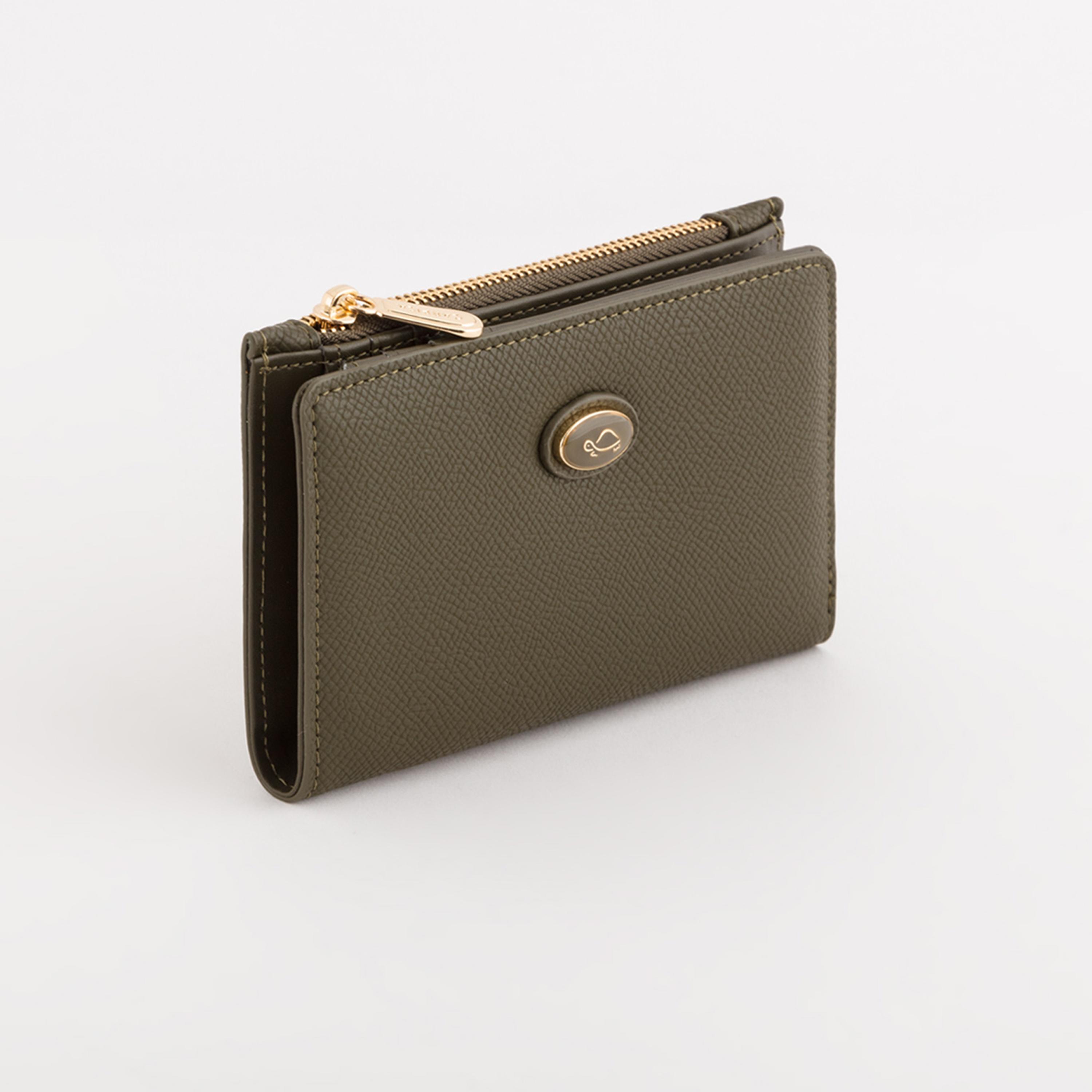 Carpisa Leonia Textured Wallet with Zipper Closure | 14.50 x 9 x 2 cm-women-bagsandwallets-wallets-image-1