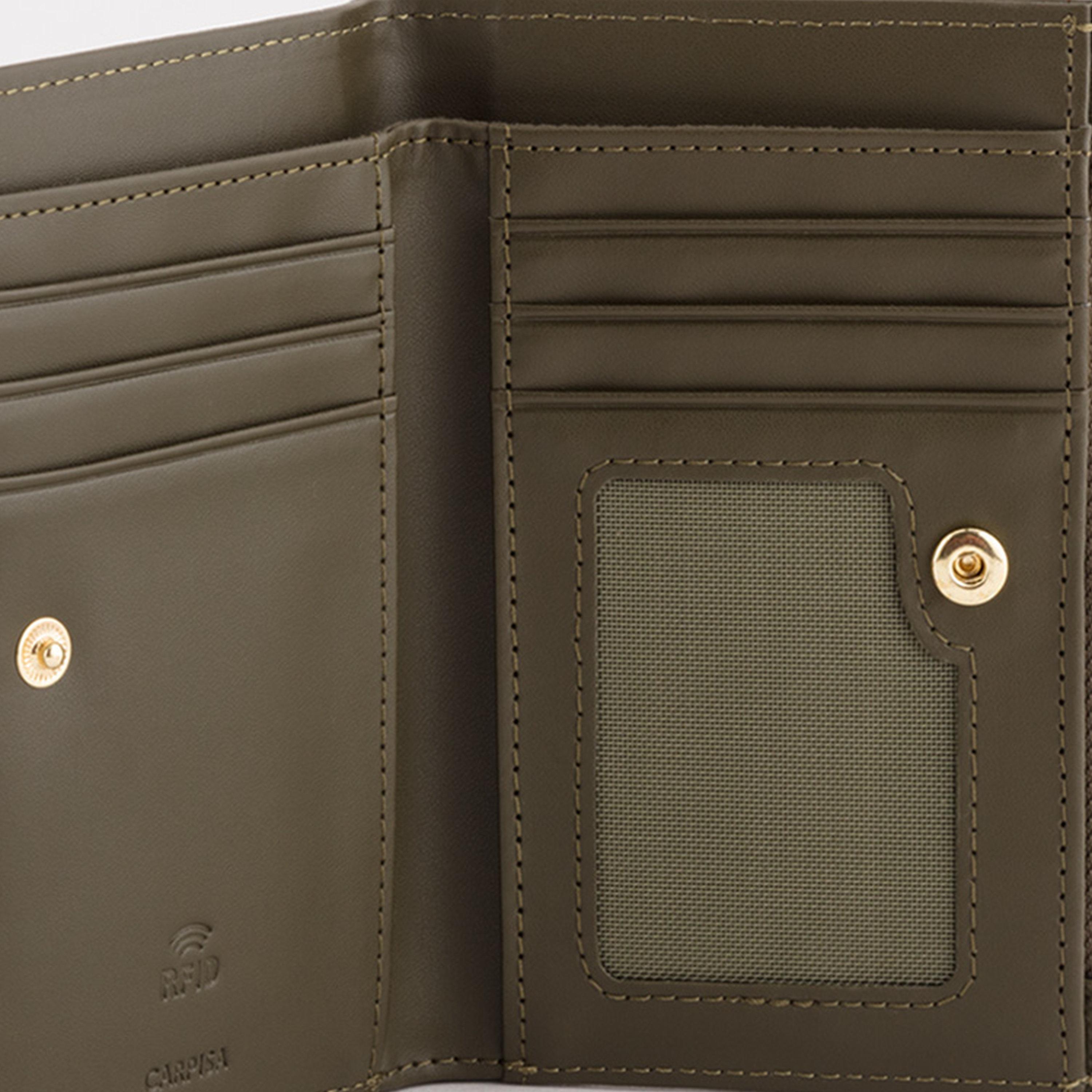 Carpisa Leonia Textured Wallet with Zipper Closure | 14.50 x 9 x 2 cm-women-bagsandwallets-wallets-image-3