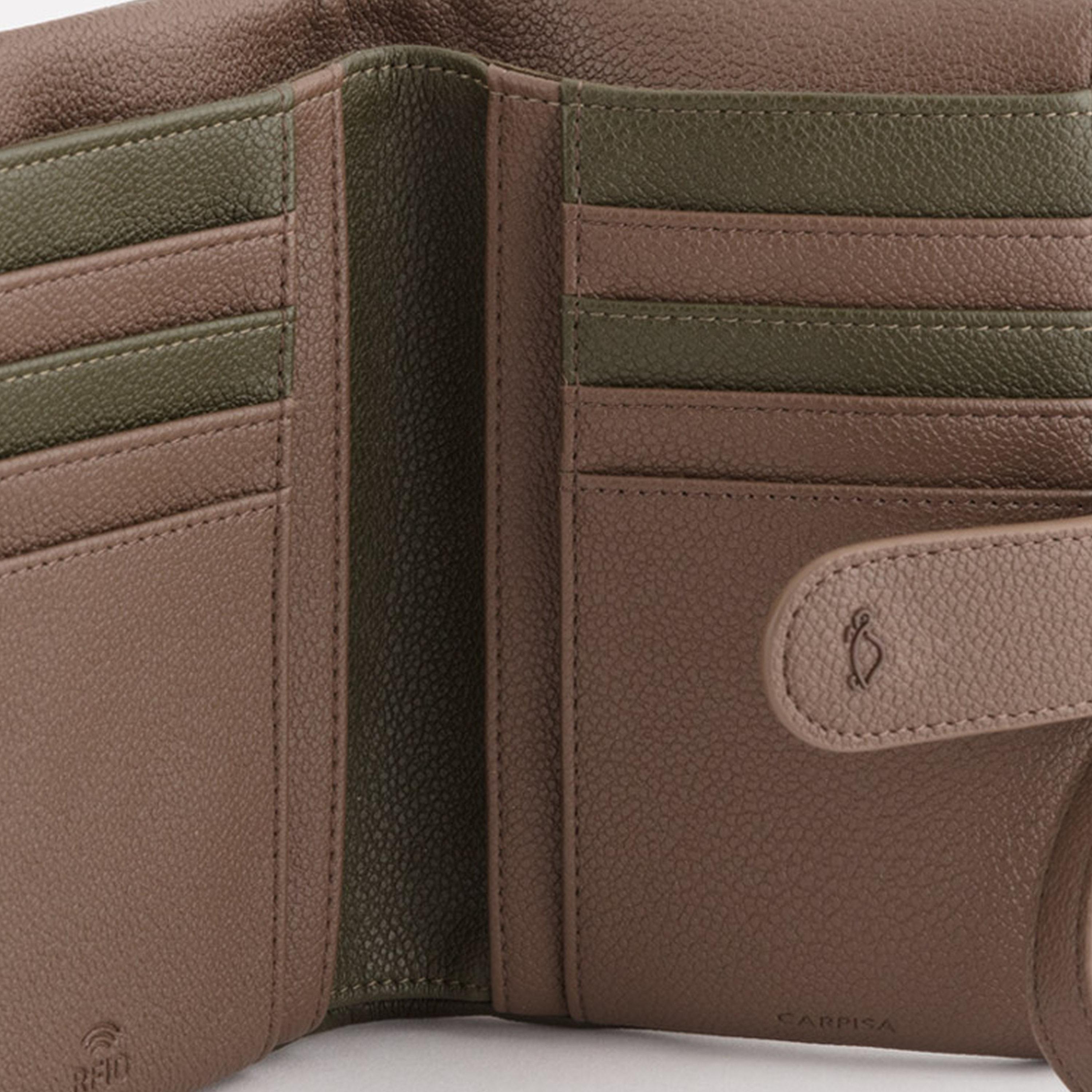 Carpisa Berna Color Block Wallet with Magnetic Closure | 15 x 10 x 2 cm-women-bagsandwallets-wallets-image-3