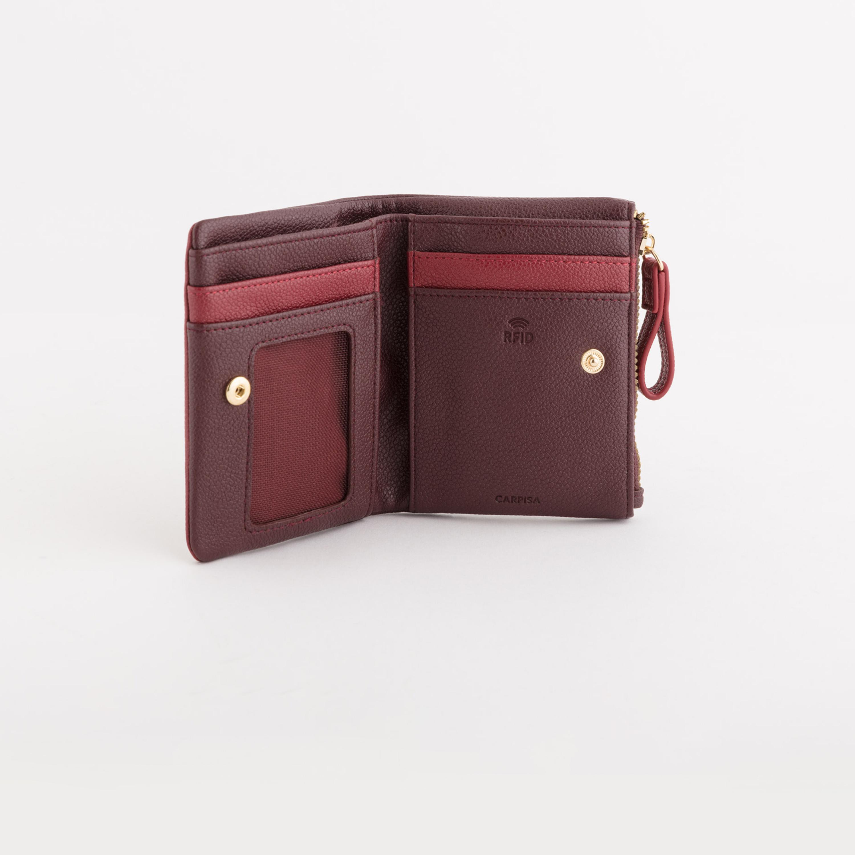 Carpisa Berna Color Block Wallet with Magnetic Closure | 12 x 9 x 2 cm-women-bagsandwallets-wallets-image-2