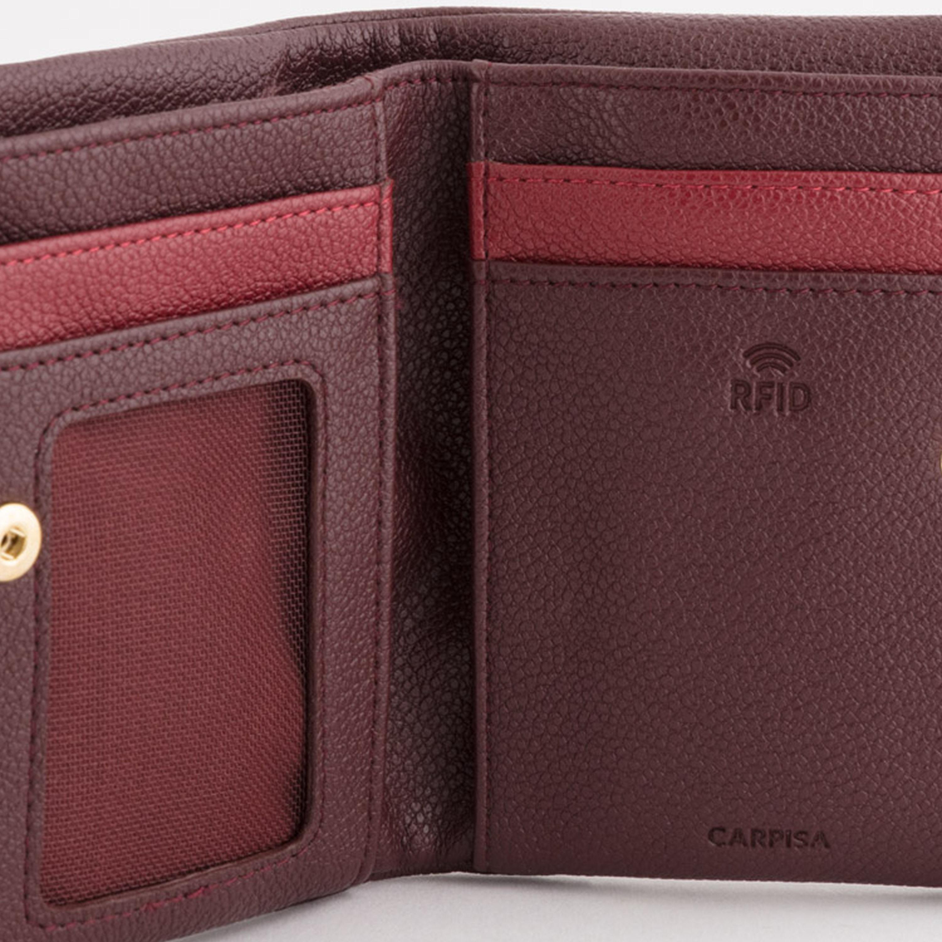 Carpisa Berna Color Block Wallet with Magnetic Closure | 12 x 9 x 2 cm-women-bagsandwallets-wallets-image-3
