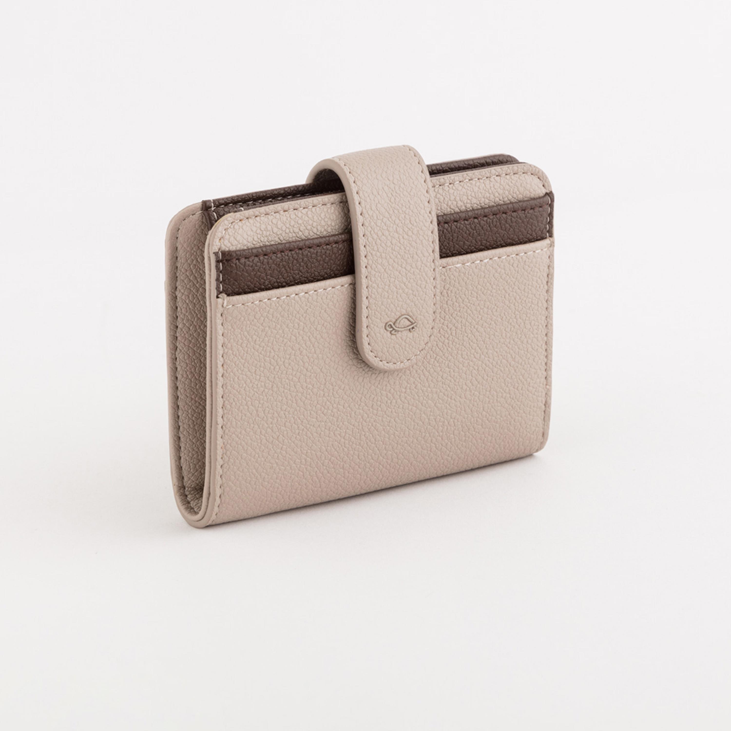 Carpisa Berna Color Block Wallet with Magnetic Closure | 11 x 9 x 2 cm-women-bagsandwallets-wallets-image-1
