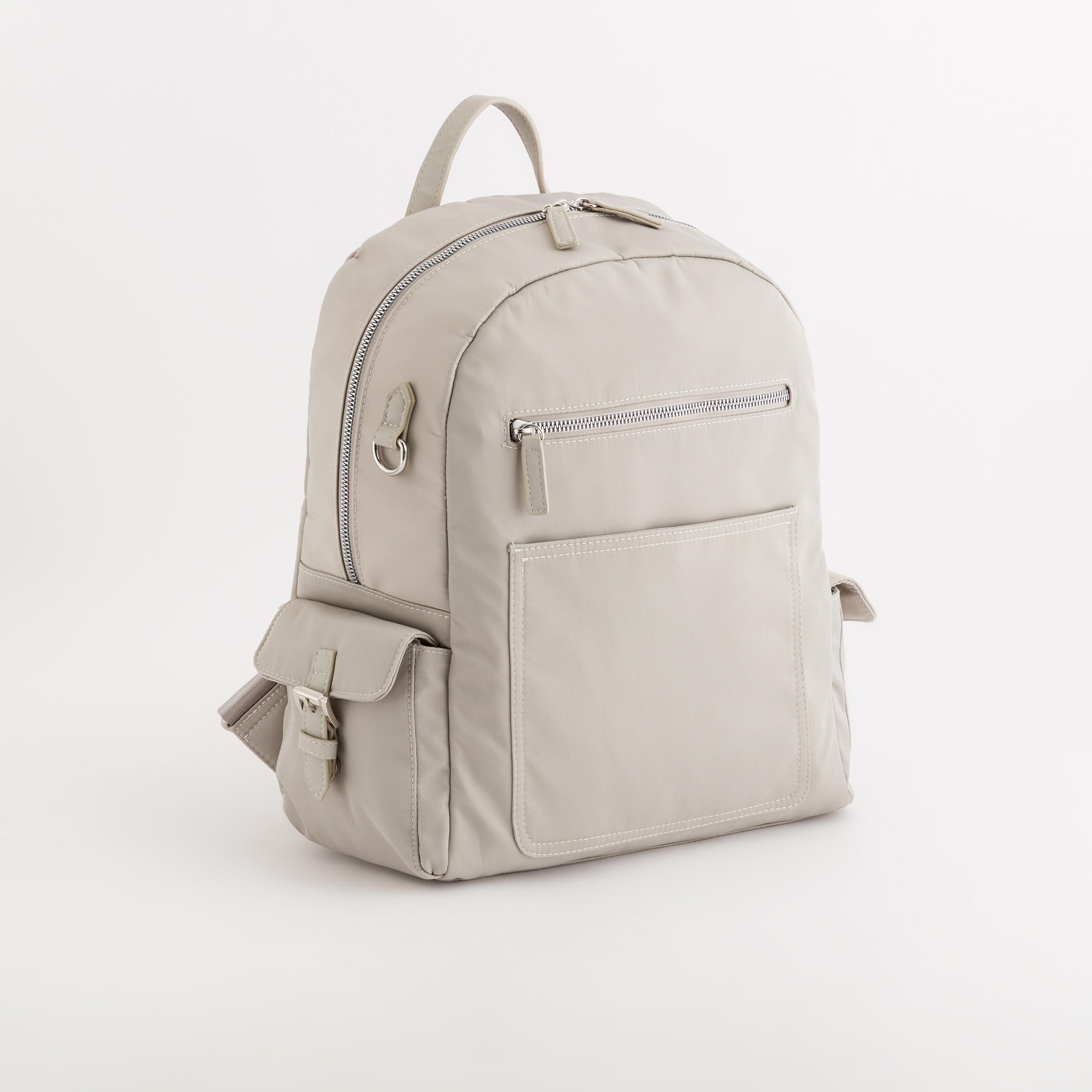 Carpisa Trevis Self Design Backpack with Zipper Closure | 30.50 x 36.50 x 14 cm-women-bagsandwallets-backpacks-image-1