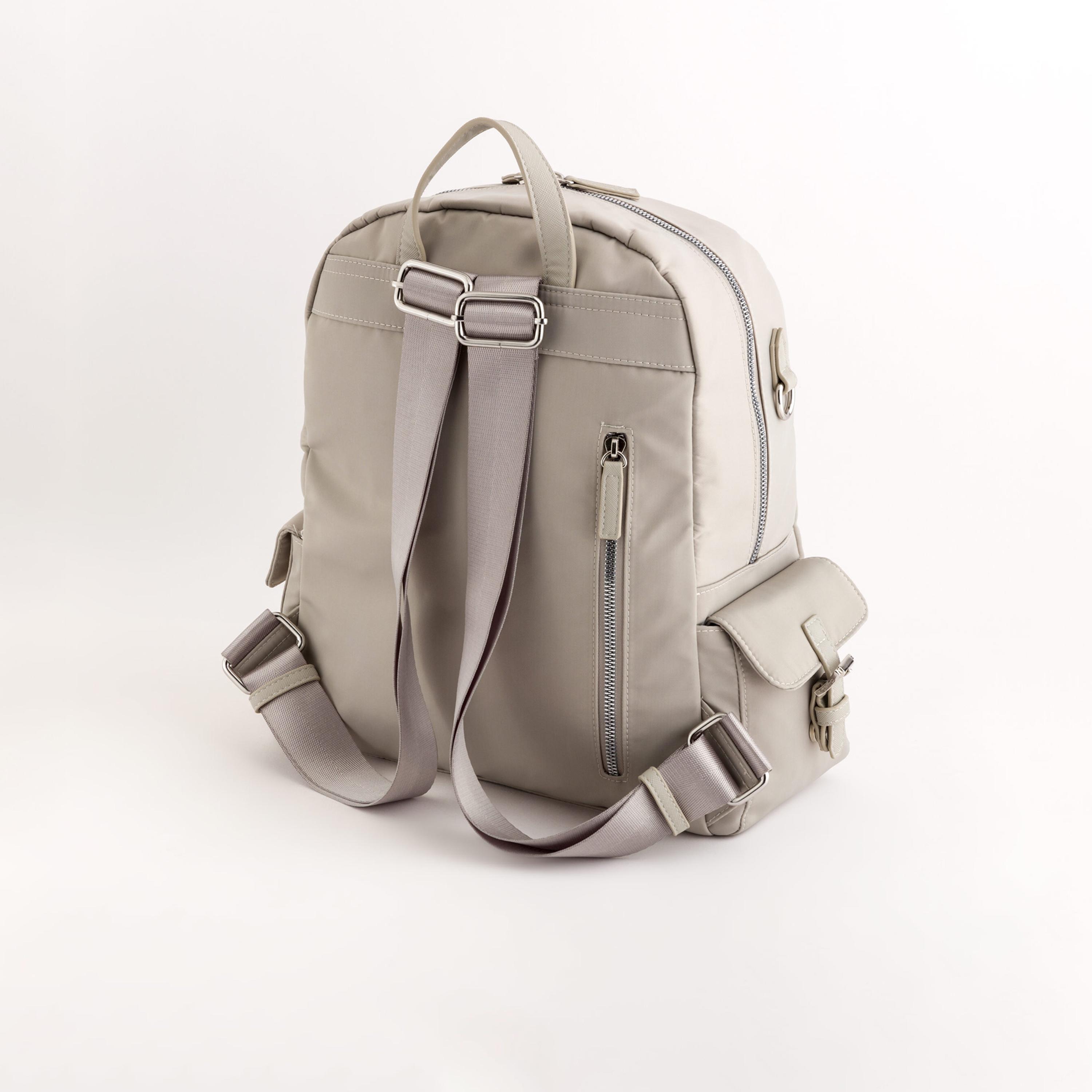 Carpisa Trevis Self Design Backpack with Zipper Closure | 30.50 x 36.50 x 14 cm-women-bagsandwallets-backpacks-image-2