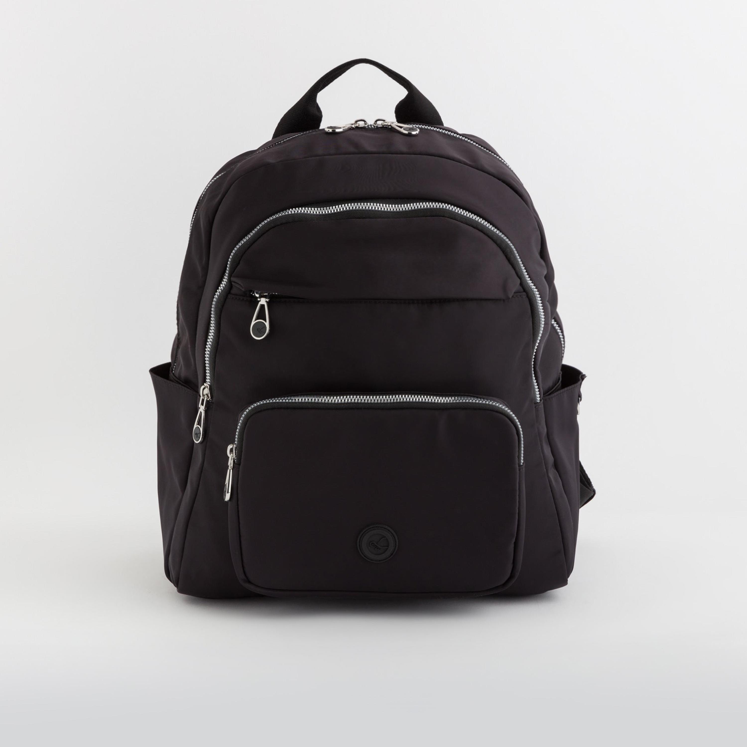 Carpisa Anversa Self Design Backpack with Zipper Closure | 32.50 x 37.50 x 13.50 cm-women-bagsandwallets-backpacks-image-1