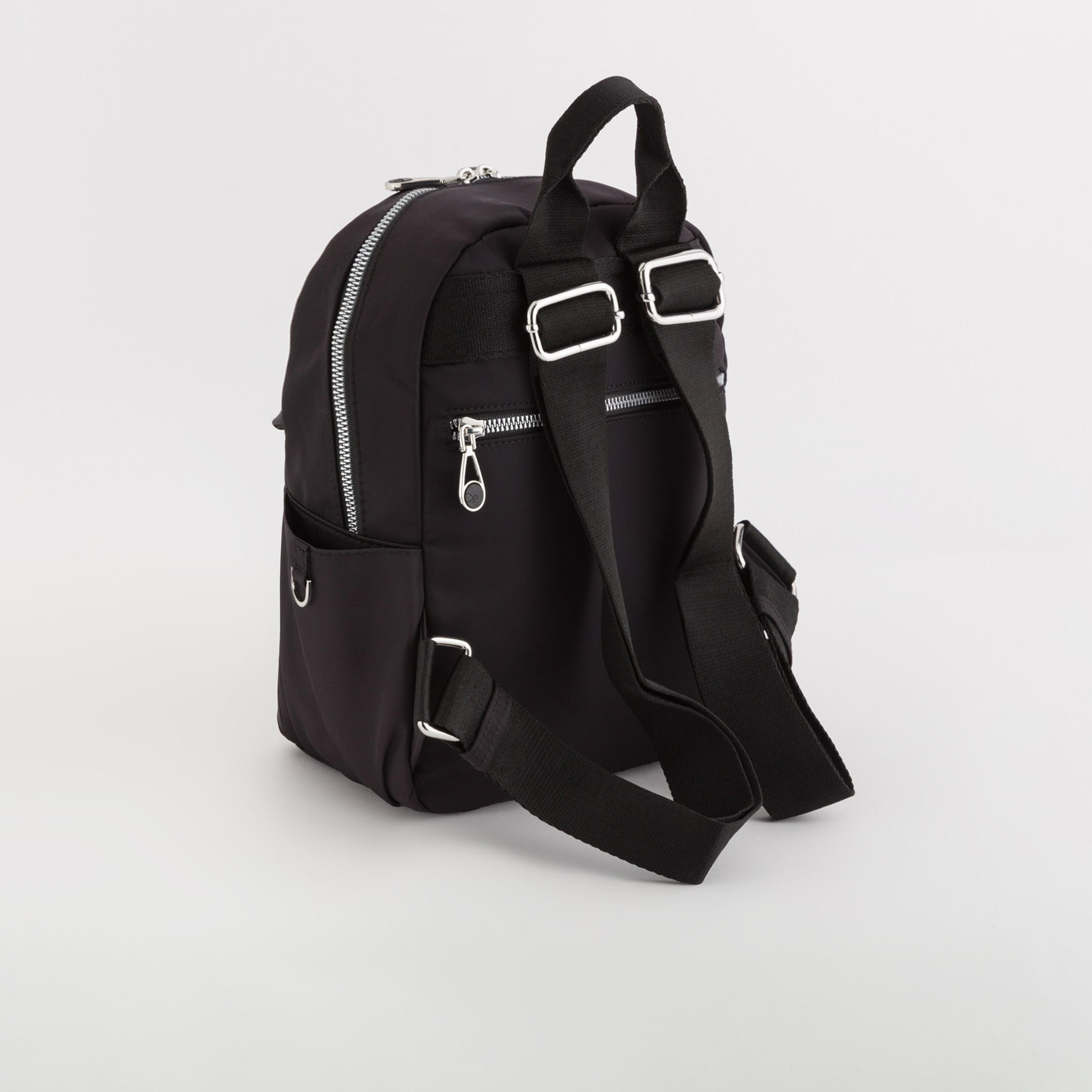 Carpisa Anversa Self Design Backpack with Zipper Closure | 23.50 x 29 x 11 cm-women-bagsandwallets-backpacks-image-2