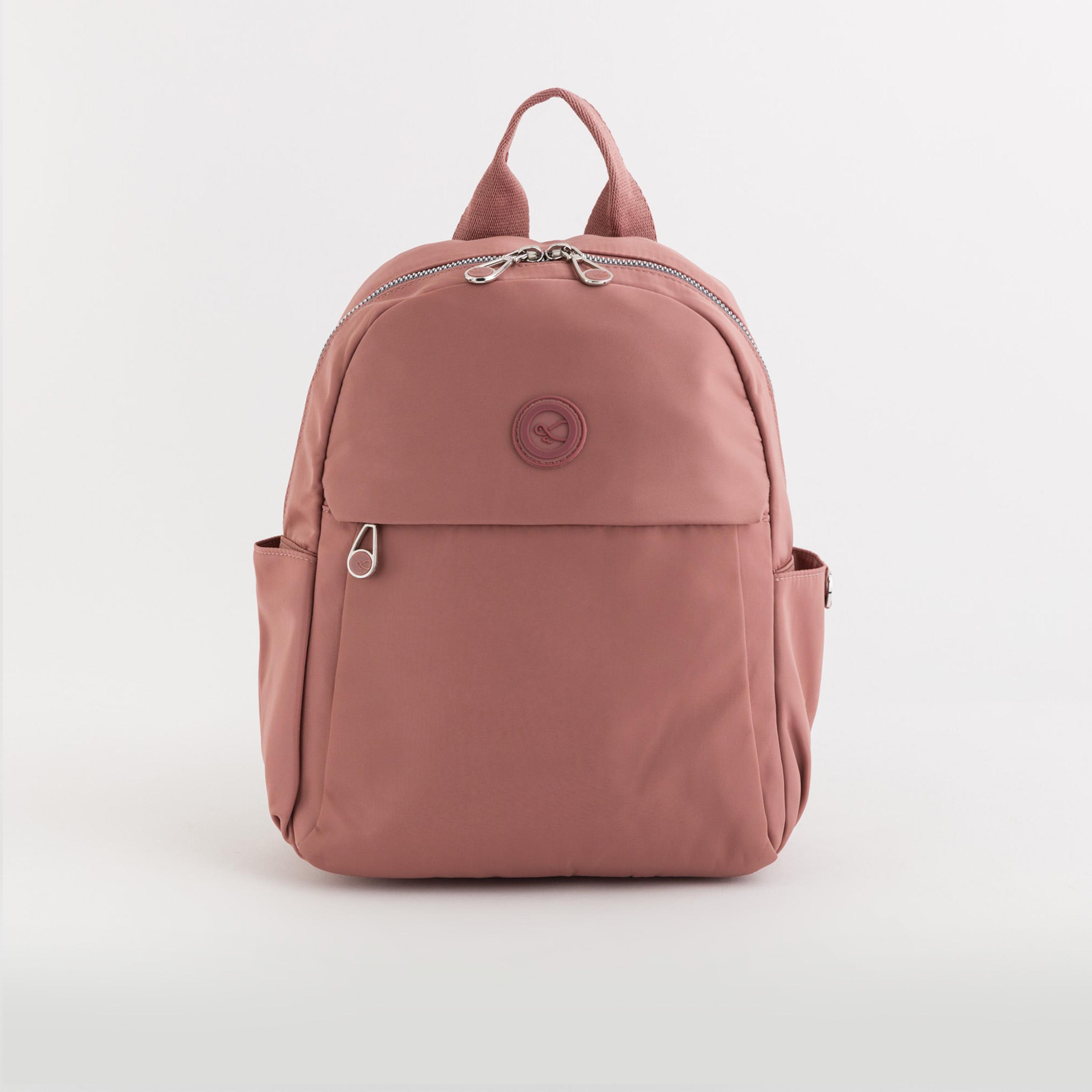 Carpisa Anversa Self Design Backpack with Zipper Closure | 23.50 x 29 x 11 cm-women-bagsandwallets-backpacks-image-1