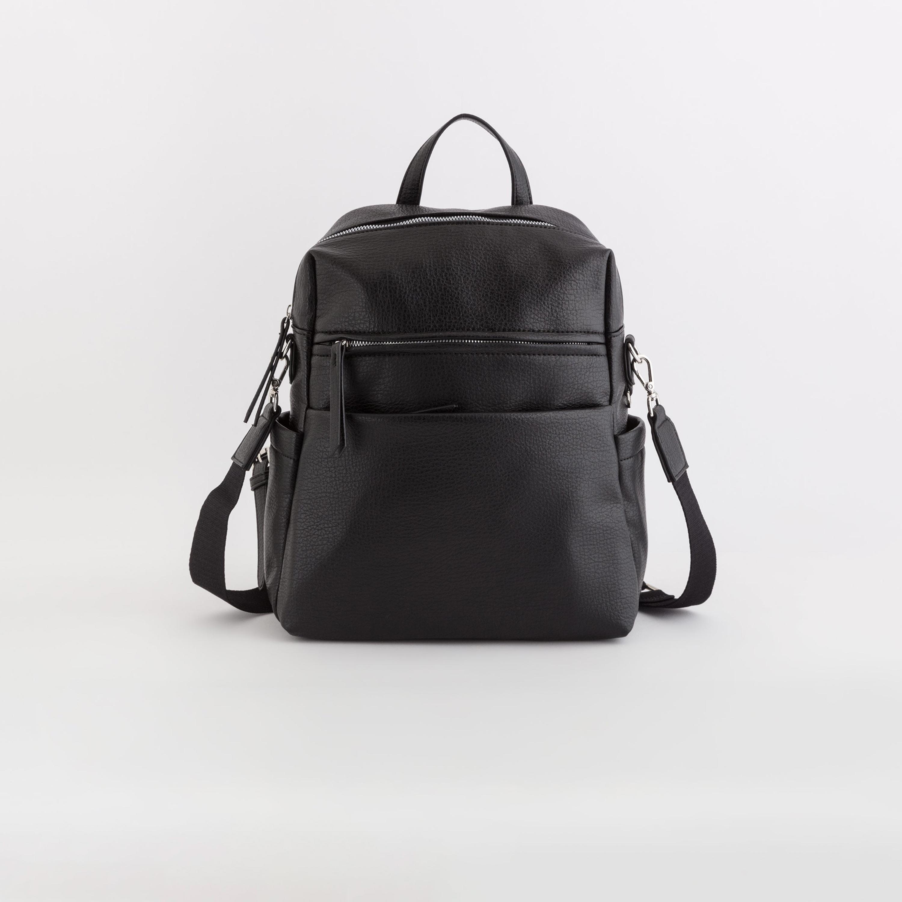 Carpisa Boston Textured Backpack with Zipper Closure | 28 x 32.50 x 14 cm-women-bagsandwallets-backpacks-image-1