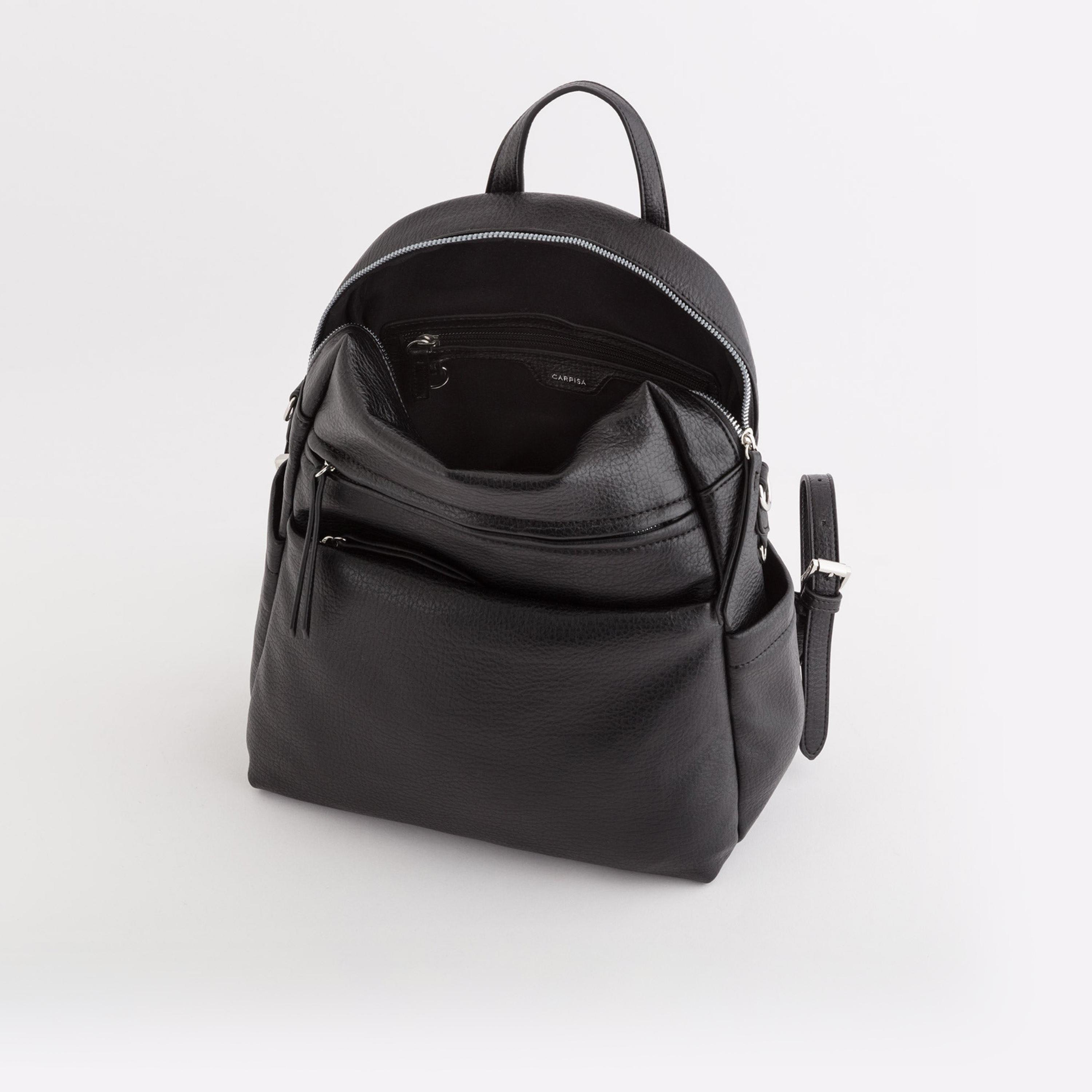 Carpisa Boston Textured Backpack with Zipper Closure | 28 x 32.50 x 14 cm-women-bagsandwallets-backpacks-image-3