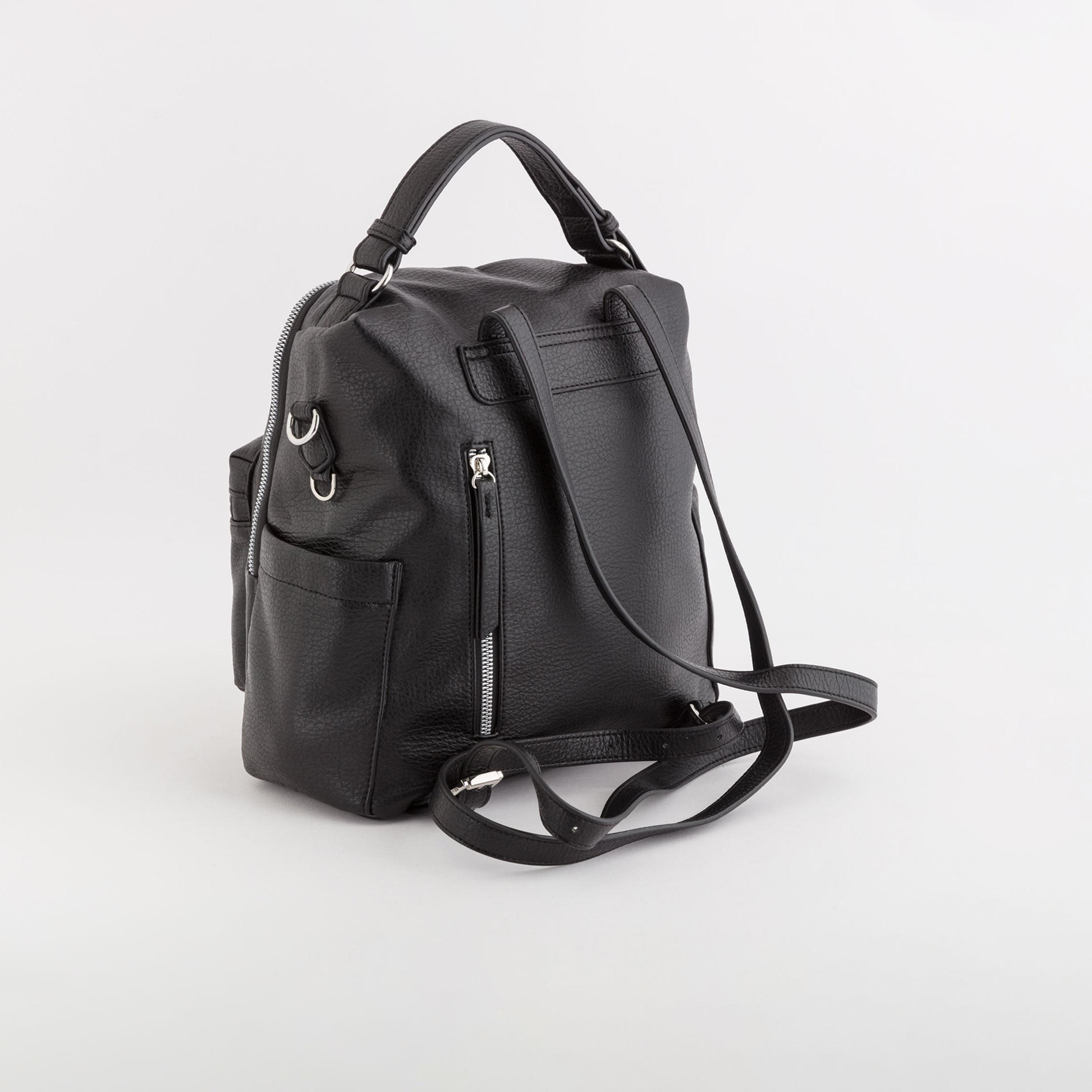 كاربيسا - شنطة ظهر بوسطن ذات ملمس مميز سحاب إغلاق | 26.50 × 27.50 × 11 سم-women-bagsandwallets-backpacks-image-2