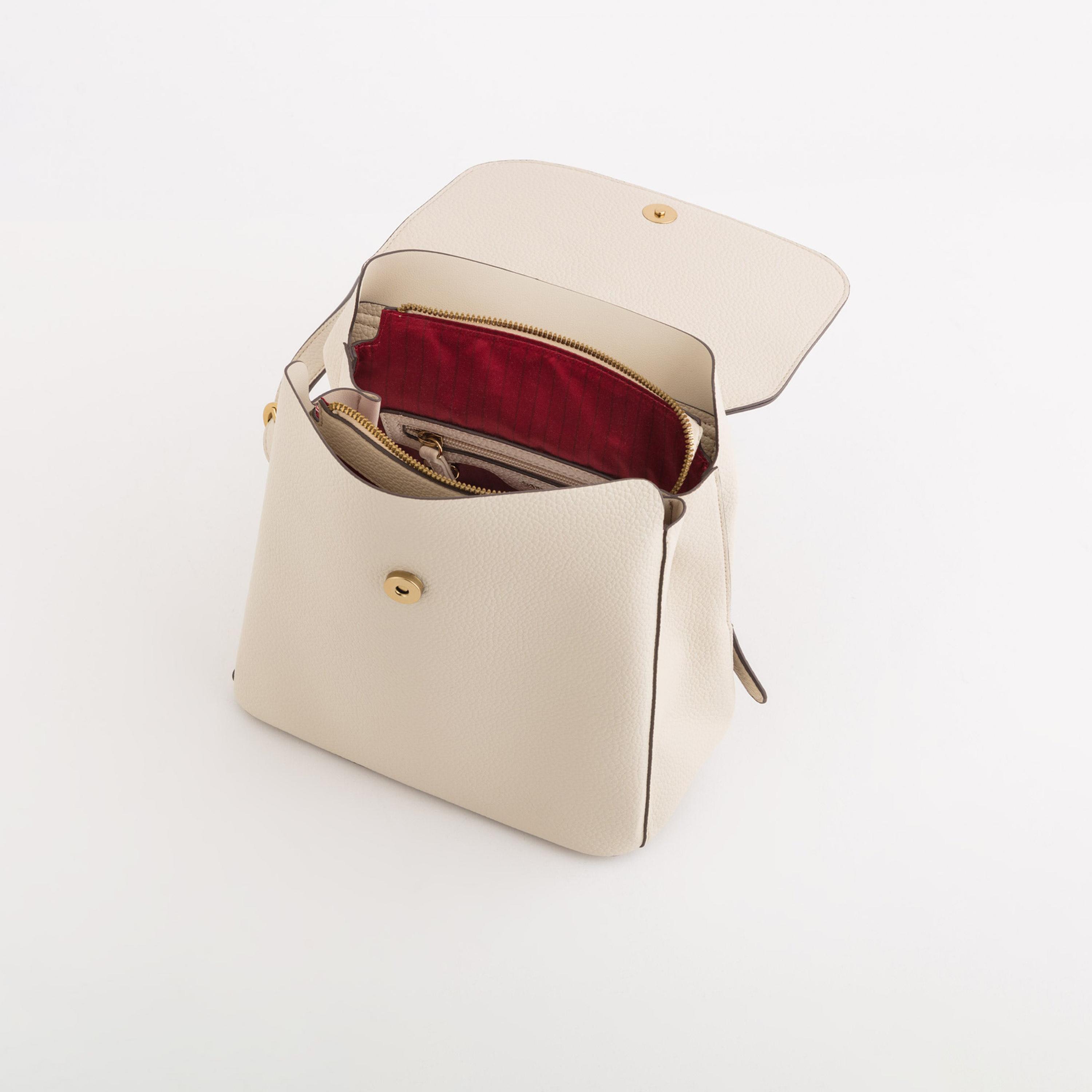 Carpisa Giulia Textured Backpack with Flap Closure | 23 x 25.50 x 12.50 cm-women-bagsandwallets-backpacks-image-3