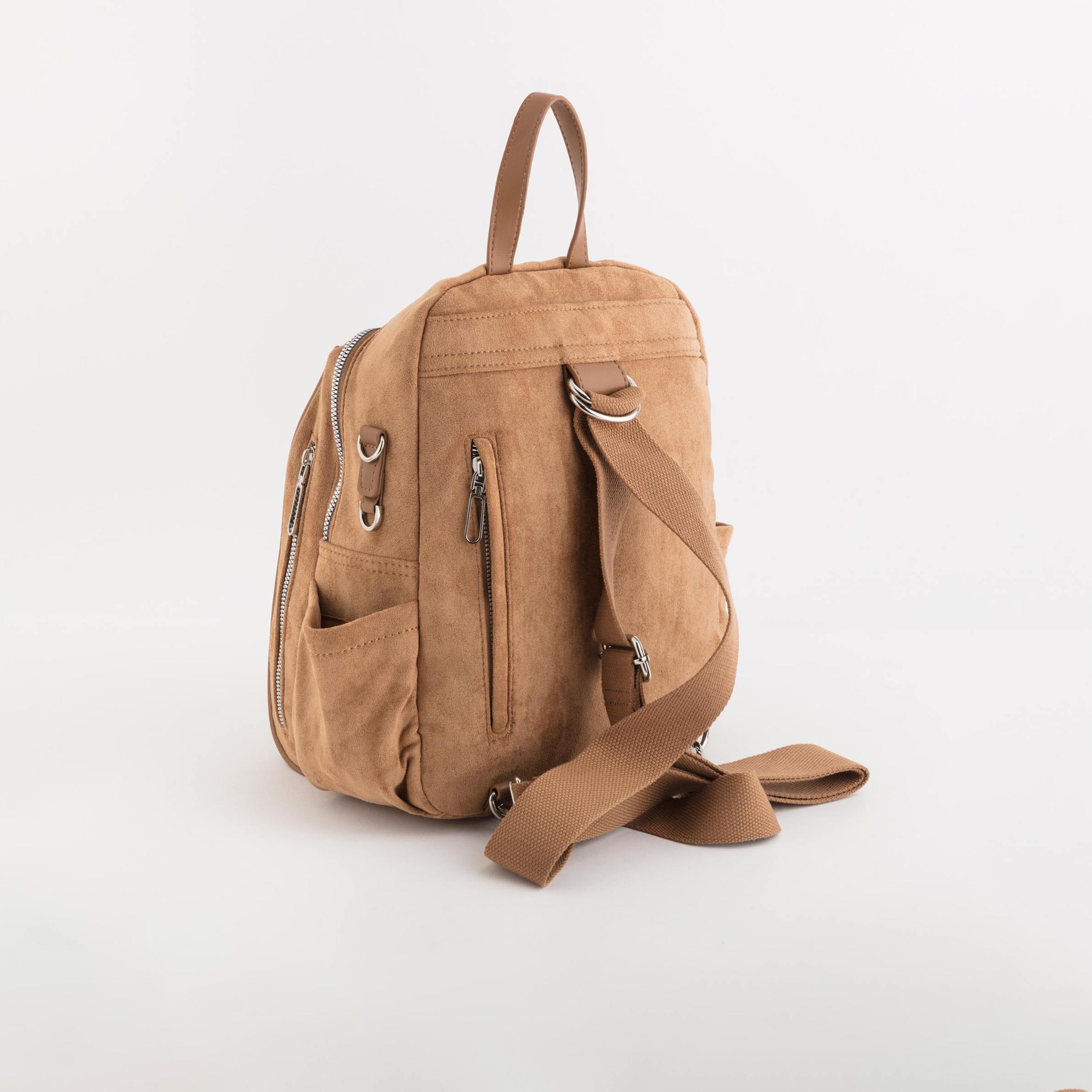 كاربيسا - شنطة ظهر ألكالا تصميم ذاتي سحاب إغلاق | 23.50 × 30.50 × 10.50 سم-women-bagsandwallets-backpacks-image-2