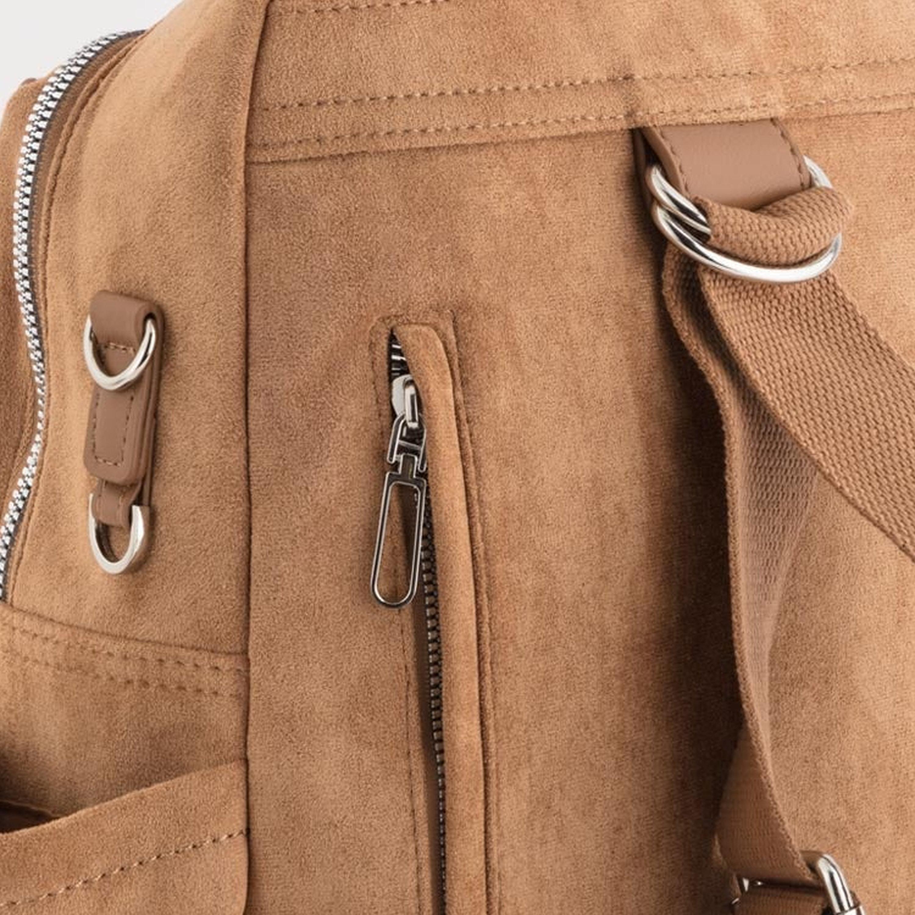 كاربيسا - شنطة ظهر ألكالا تصميم ذاتي سحاب إغلاق | 23.50 × 30.50 × 10.50 سم-women-bagsandwallets-backpacks-image-4