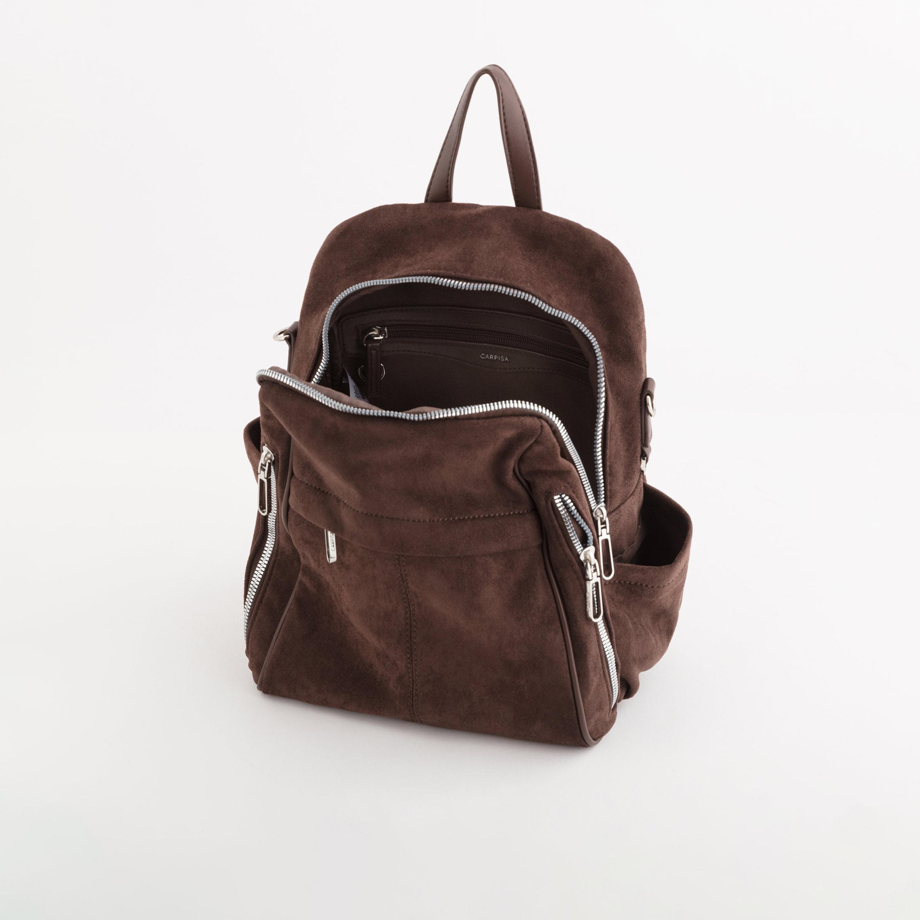 كاربيسا - شنطة ظهر ألكالا تصميم ذاتي سحاب إغلاق | 23.50 × 30.50 × 10.50 سم-women-bagsandwallets-backpacks-image-3