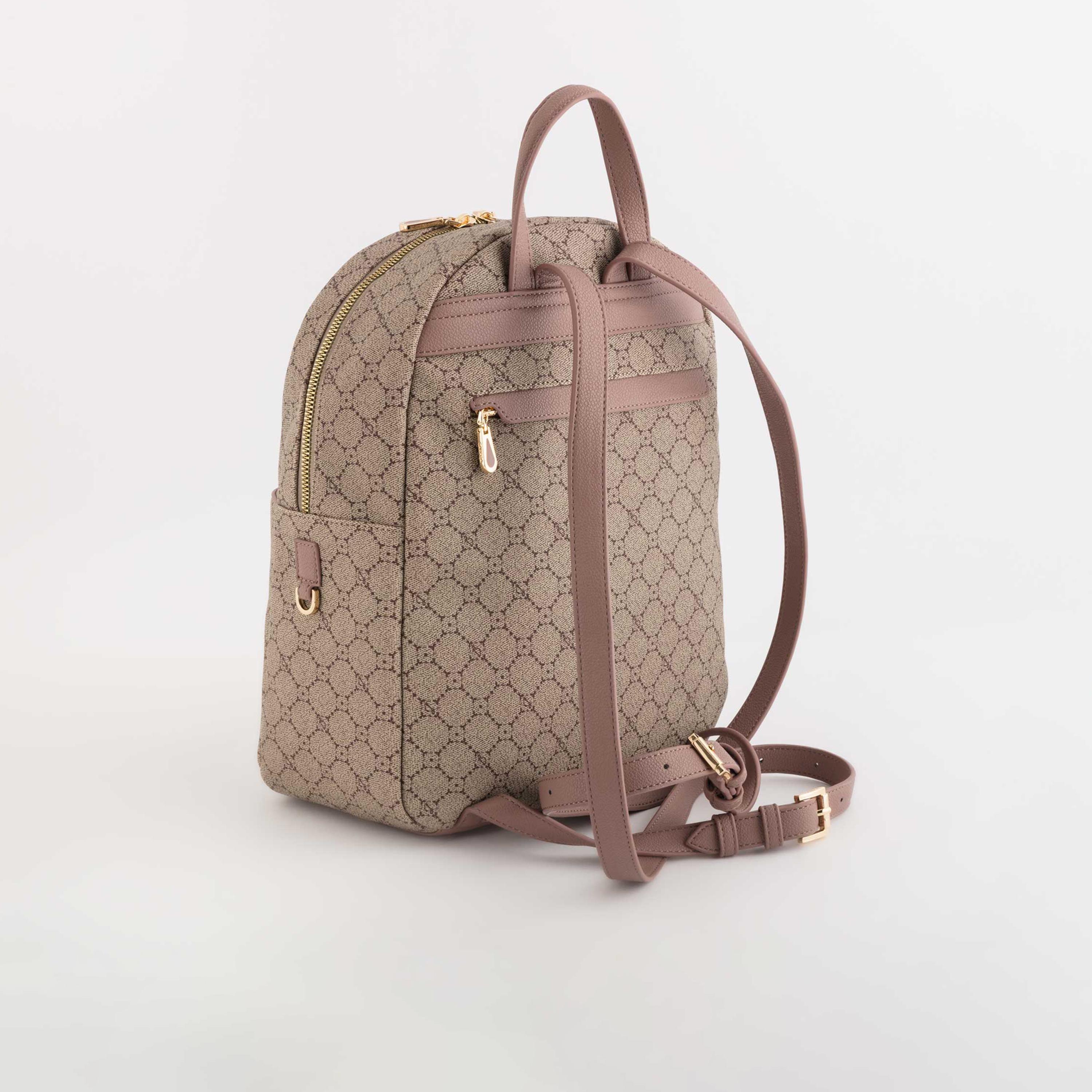 كاربيسا - شنطة ظهر ديانا الشتوية المطبوعة سحاب إغلاق | 26.50 × 30.50 × 11.50 سم-women-bagsandwallets-backpacks-image-2