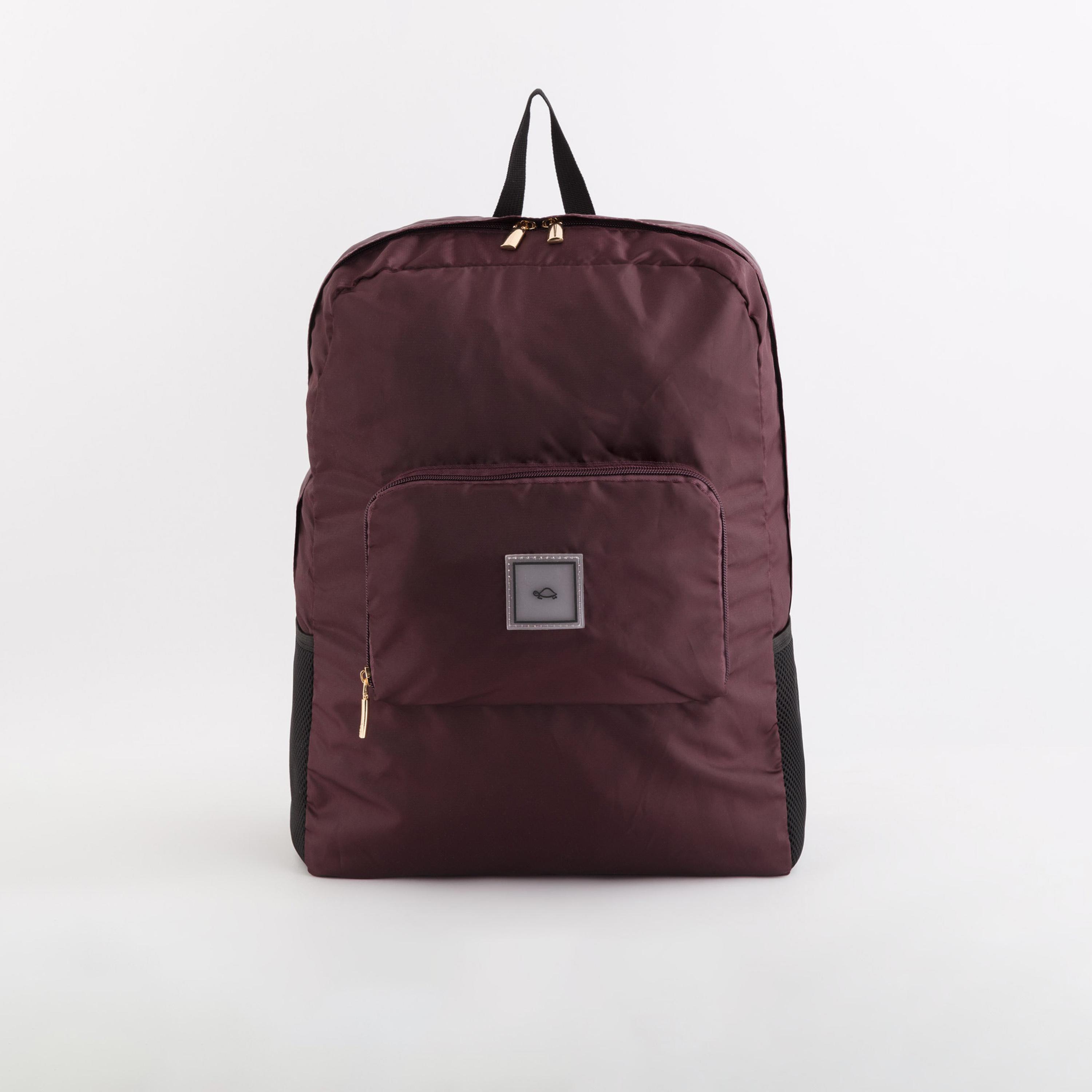 Carpisa Gaia Self Design Foldable Backpack with Zipper Closure | 30.50 x 42 x 14 cm-women-bagsandwallets-backpacks-image-1