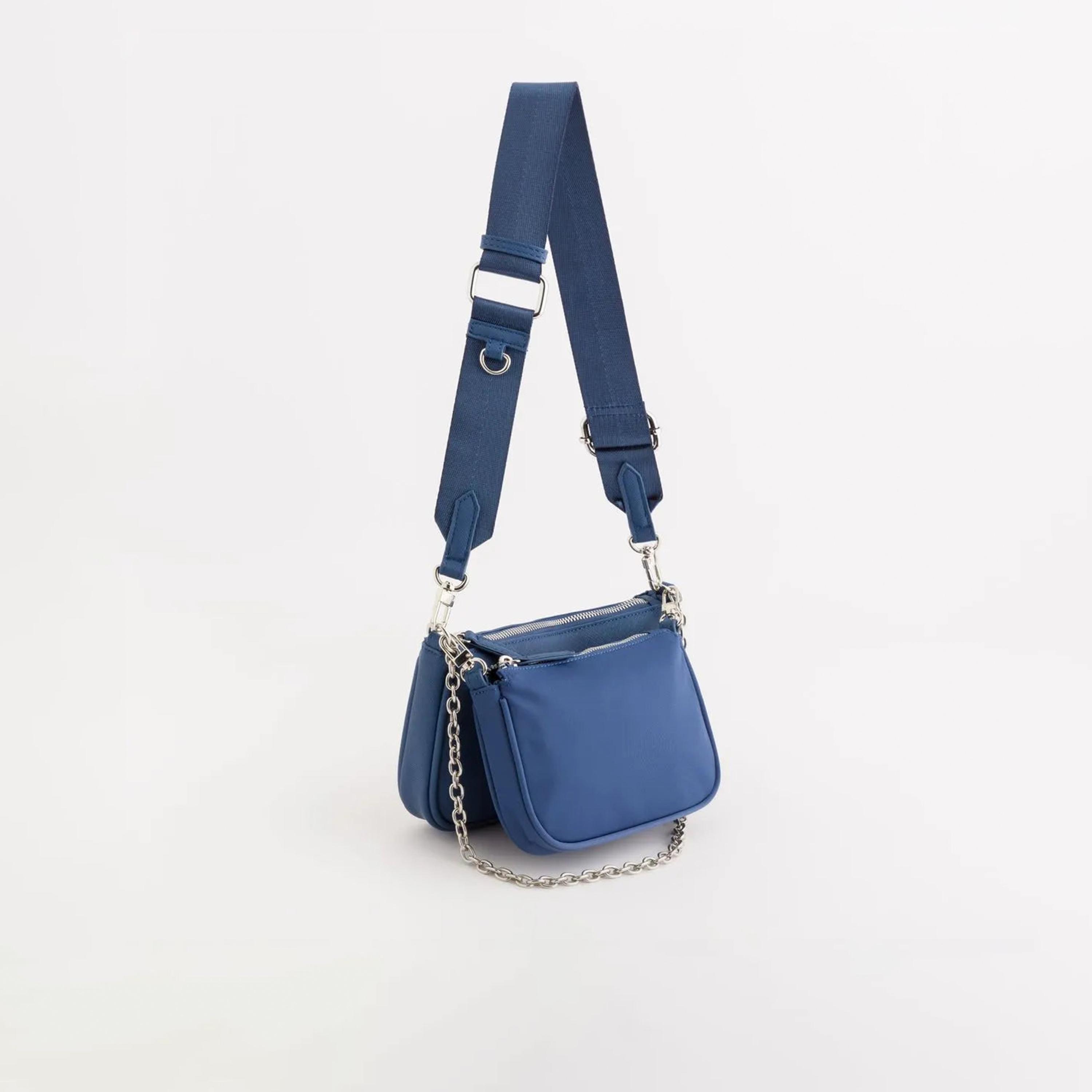 كاربيسا - شنطة كروس تصميم تريفيس سحاب إغلاق | 22.50 × 12.50 × 3.50 سم-women-bagsandwallets-handbags-image-1