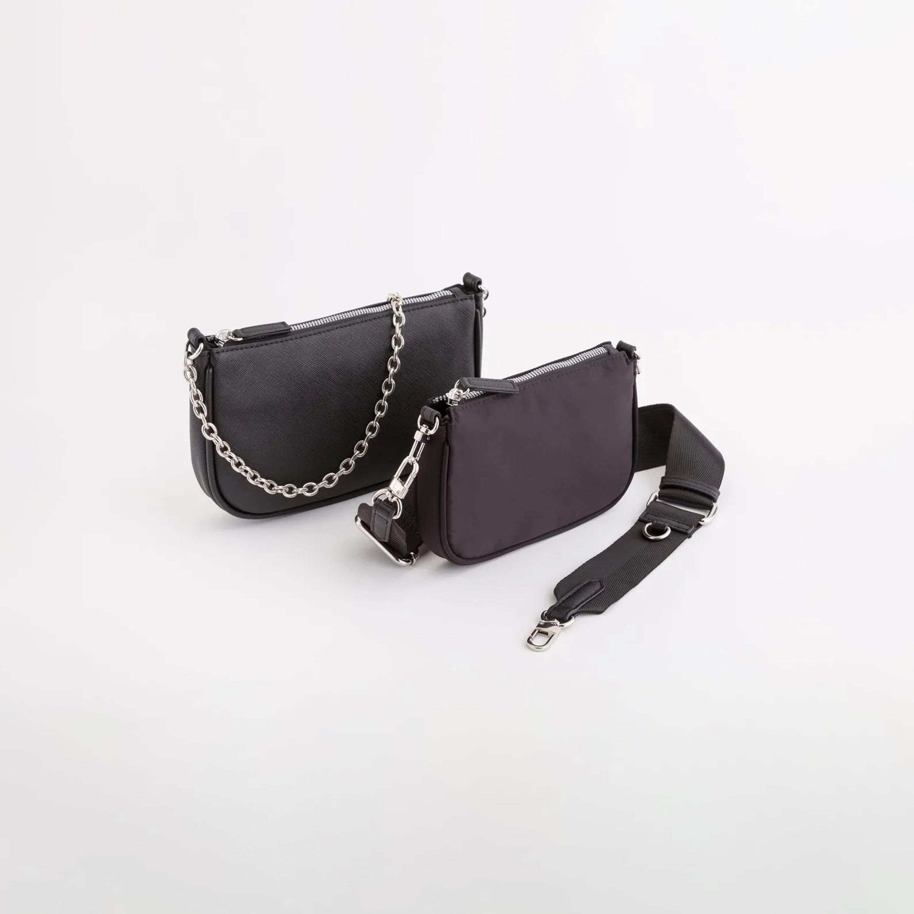 كاربيسا - شنطة كروس تصميم تريفيس سحاب إغلاق | 22.50 × 12.50 × 3.50 سم-women-bagsandwallets-handbags-image-4
