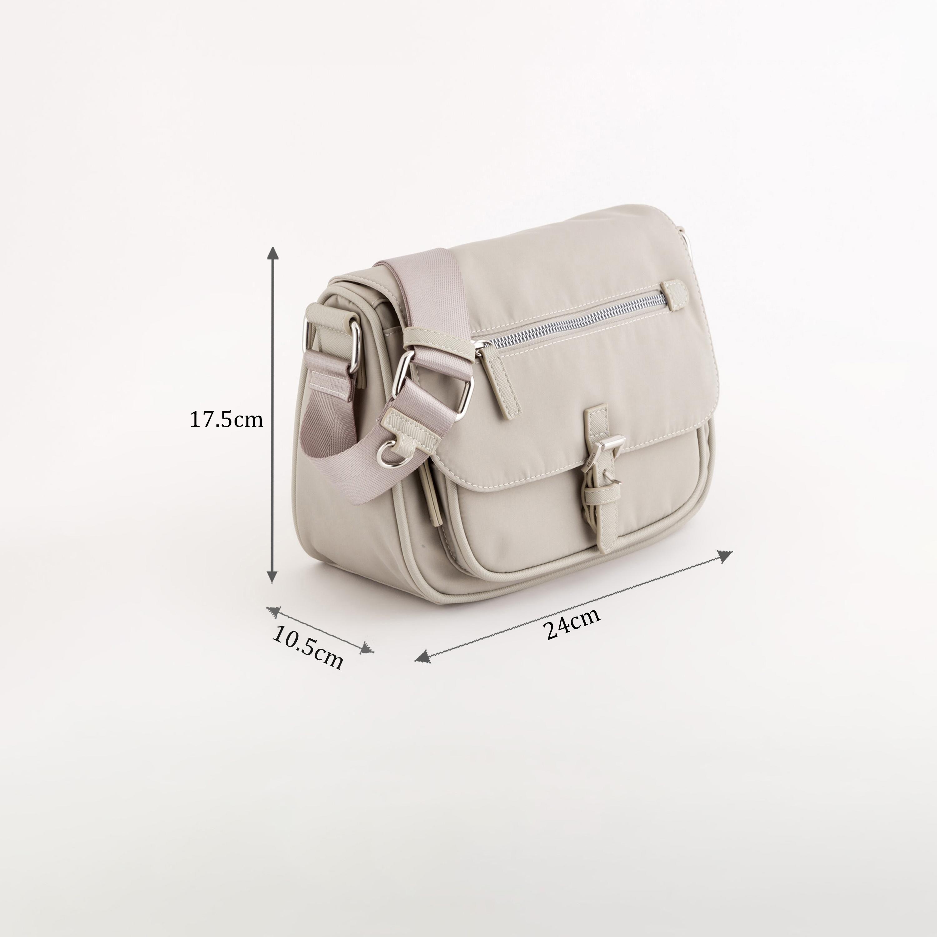 Carpisa Trevis Self Design Crossbody Bag with Zipper Closure | 24 x 17.50 x 10.50 cm-women-bagsandwallets-handbags-image-2