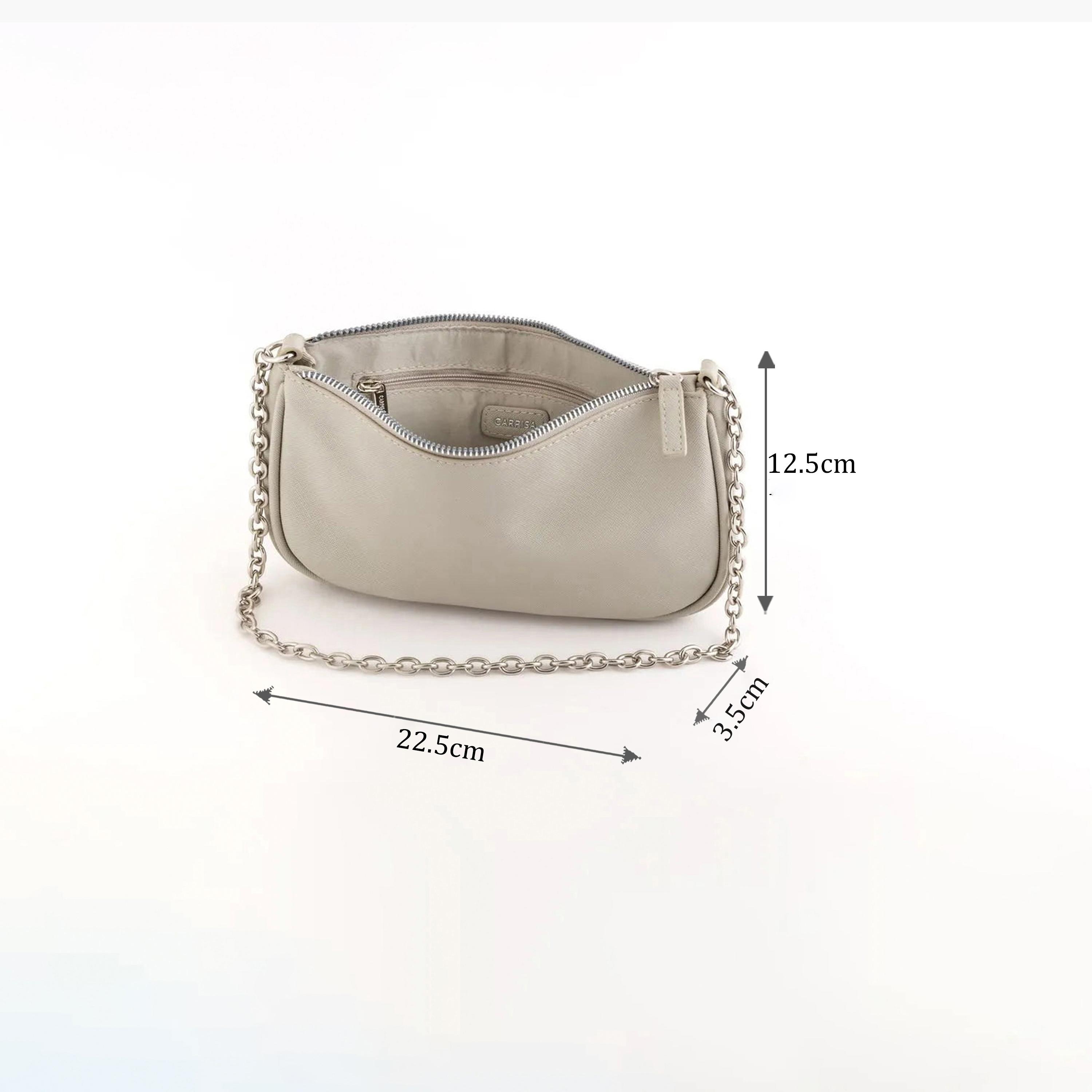 Carpisa Trevis Self Design Crossbody Bag with Zipper Closure | 22.50 x 12.50 x 3.50 cm-women-bagsandwallets-handbags-image-2