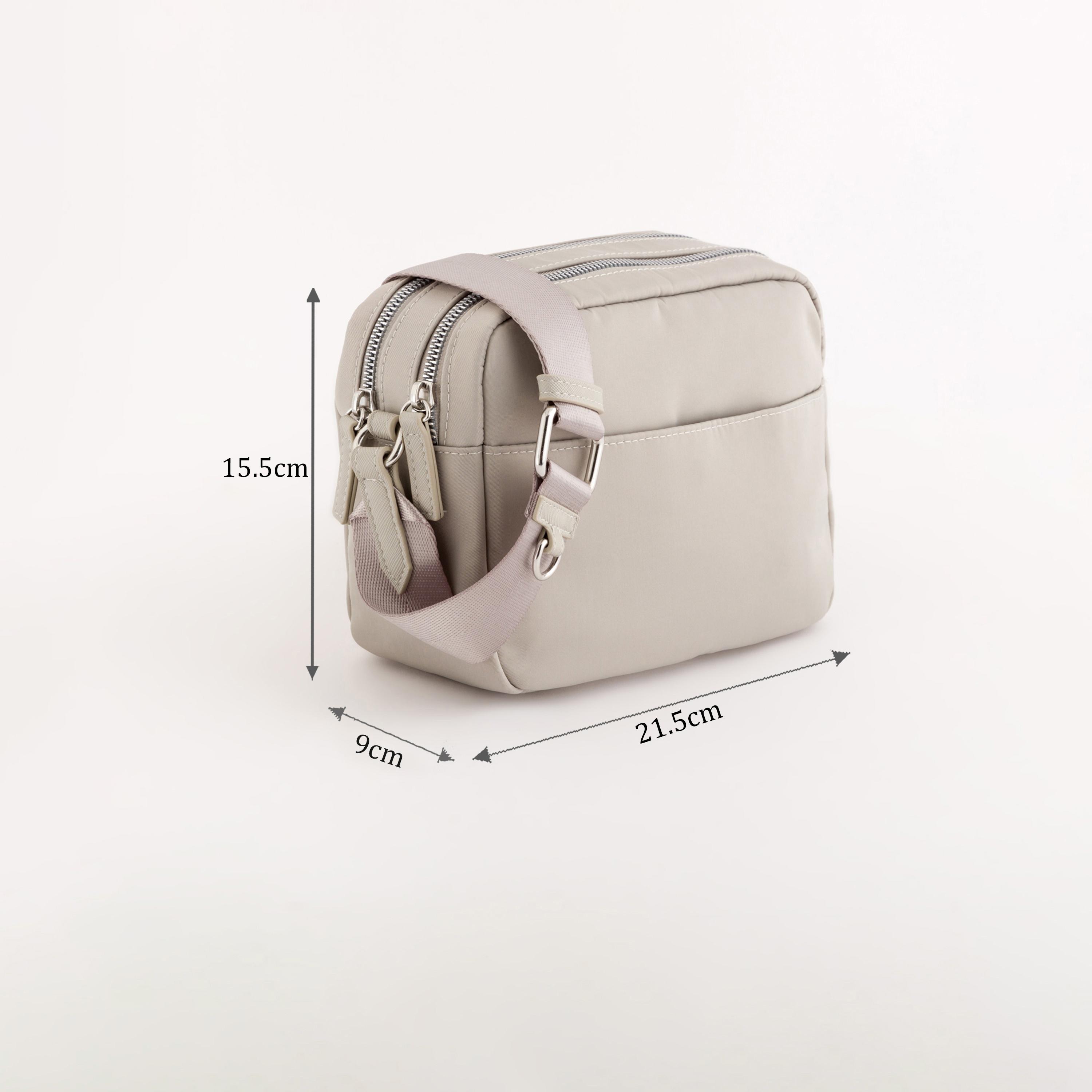 كاربيسا - شنطة كروس تصميم تريفيس سحاب للإغلاق | 21.50 × 15.50 × 9 سم-women-bagsandwallets-handbags-image-2