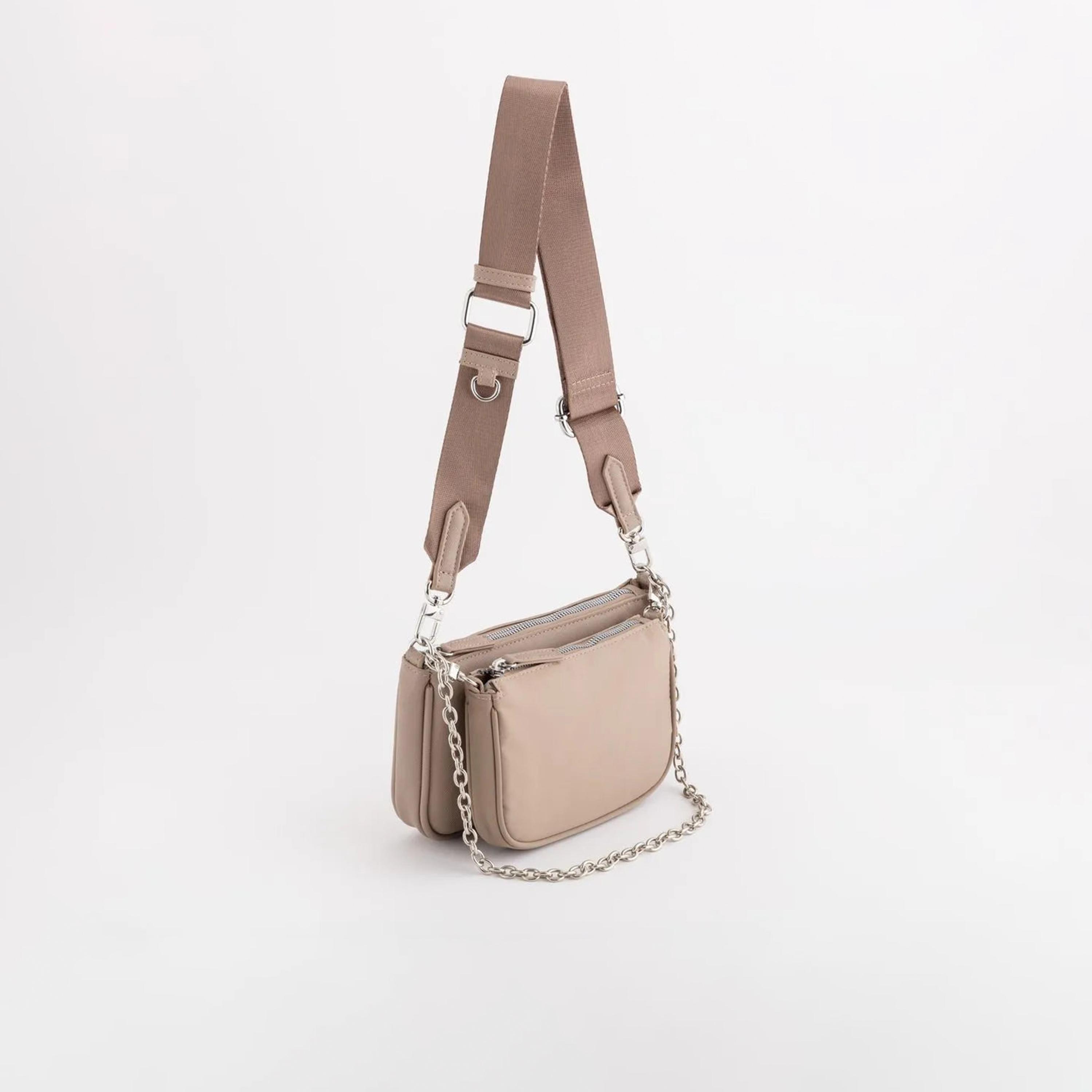 كاربيسا - شنطة كروس تصميم تريفيس سحاب إغلاق | 22.50 × 12.50 × 3.50 سم-women-bagsandwallets-handbags-image-1