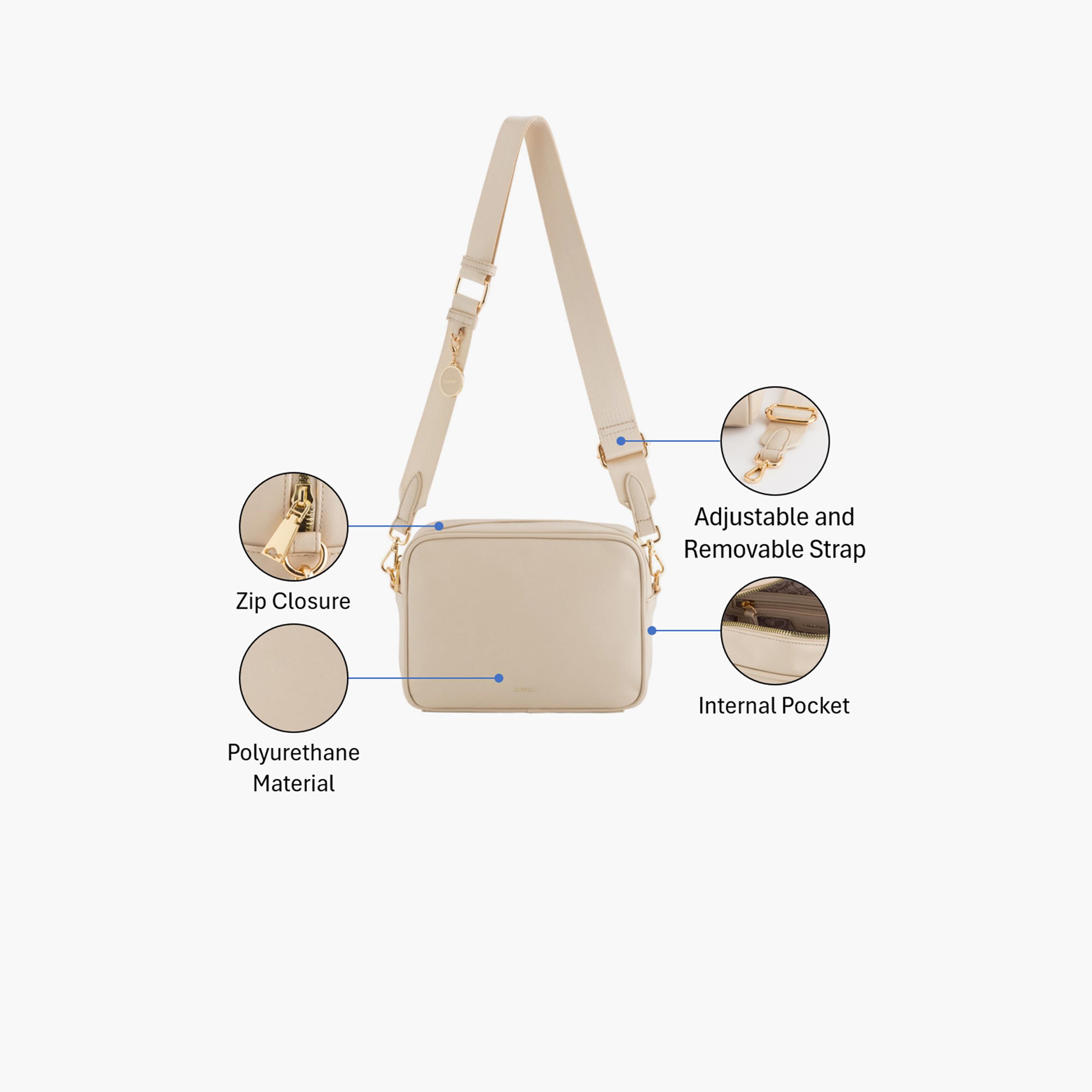 كاربيسا - شنطة لوتو V2 كروس صلبة سحاب إغلاق | 23 × 18 × 8 سم-women-bagsandwallets-handbags-image-3