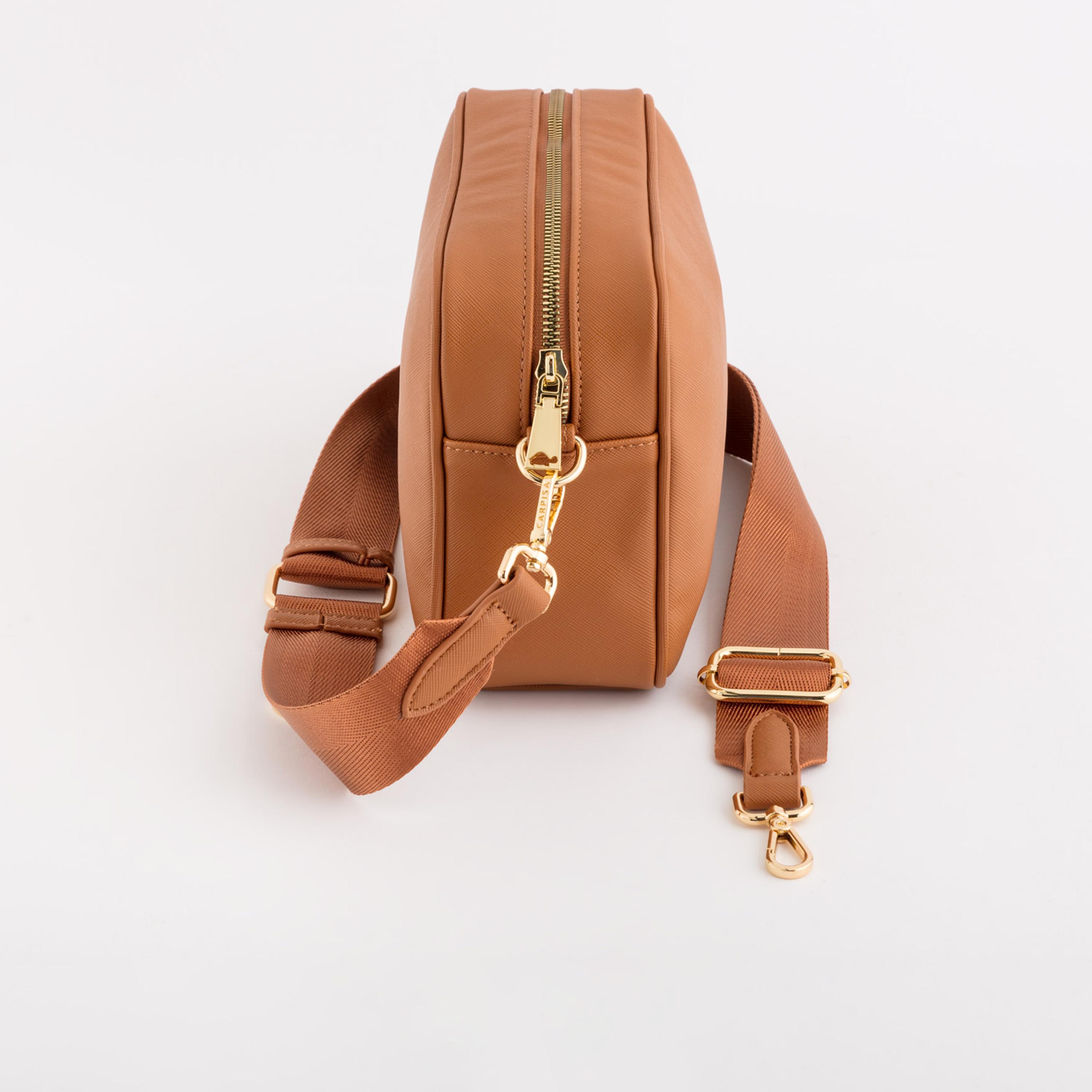 Carpisa Loto V2 Solid Crossbody Bag with Zipper Closure | 23 x 18 x 8 cm-women-bagsandwallets-handbags-image-4