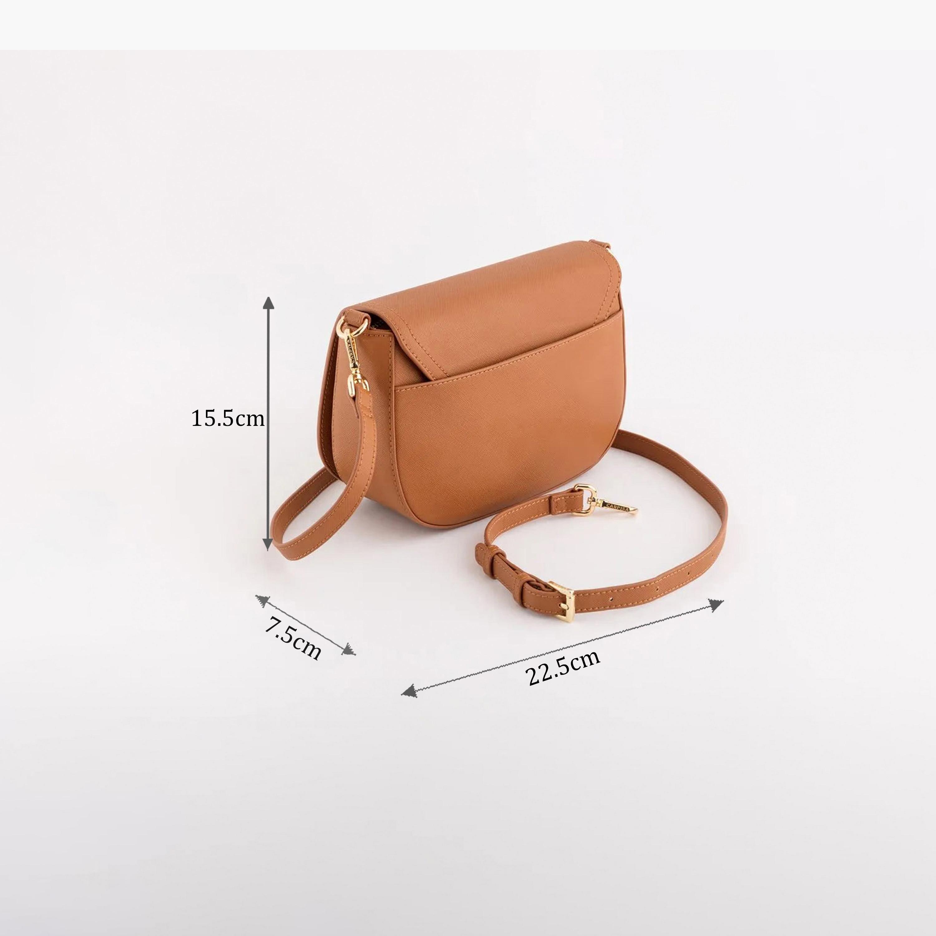 كاربيسا - شنطة لوتو V2 كروس صلبة سحاب إغلاق | 22.50 × 15.50 × 7.50 سم-women-bagsandwallets-handbags-image-2