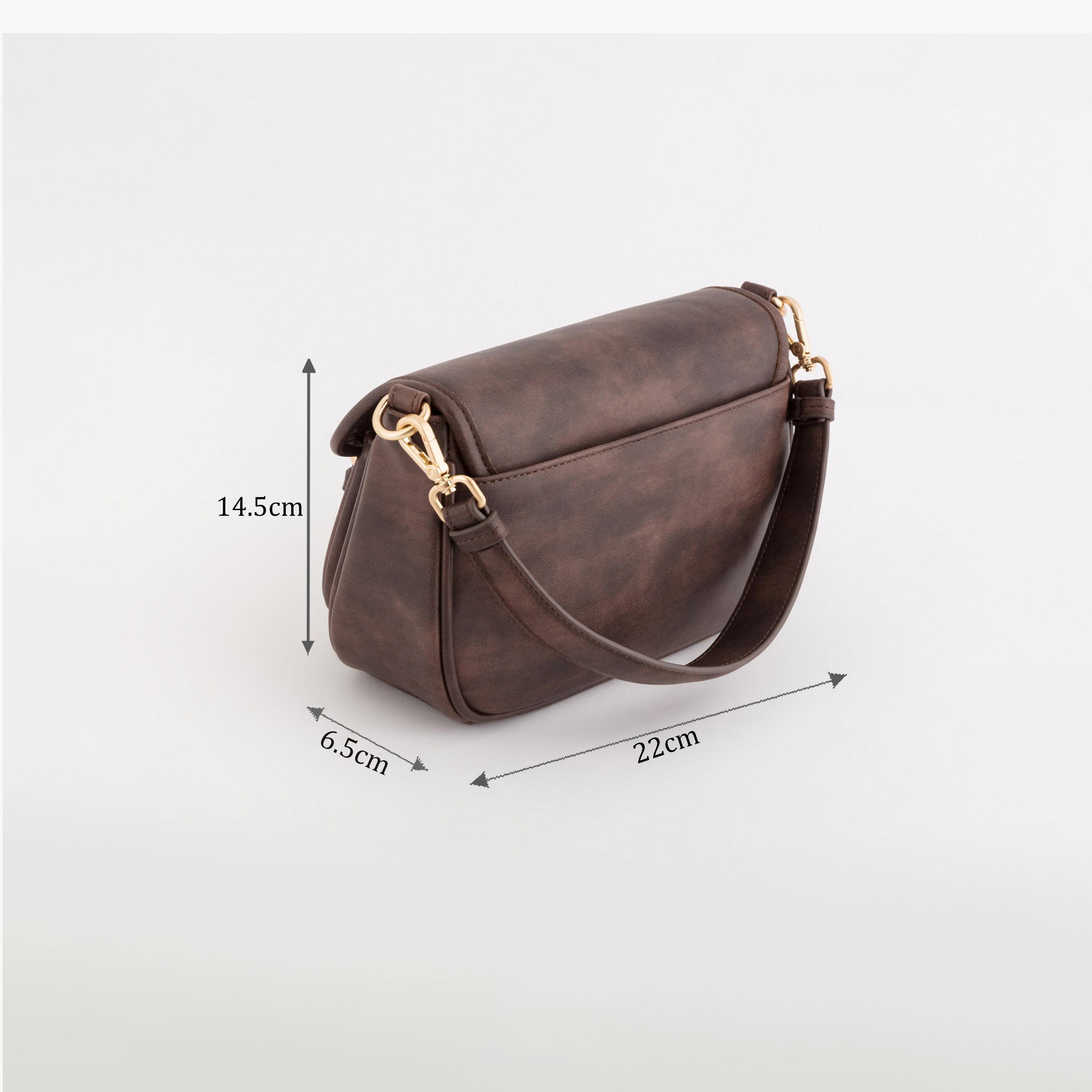 Carpisa Madrid Self Design Crossbody Bag with Flap Closure | 22 x 14.50 x 6.50 cm-women-bagsandwallets-handbags-image-2