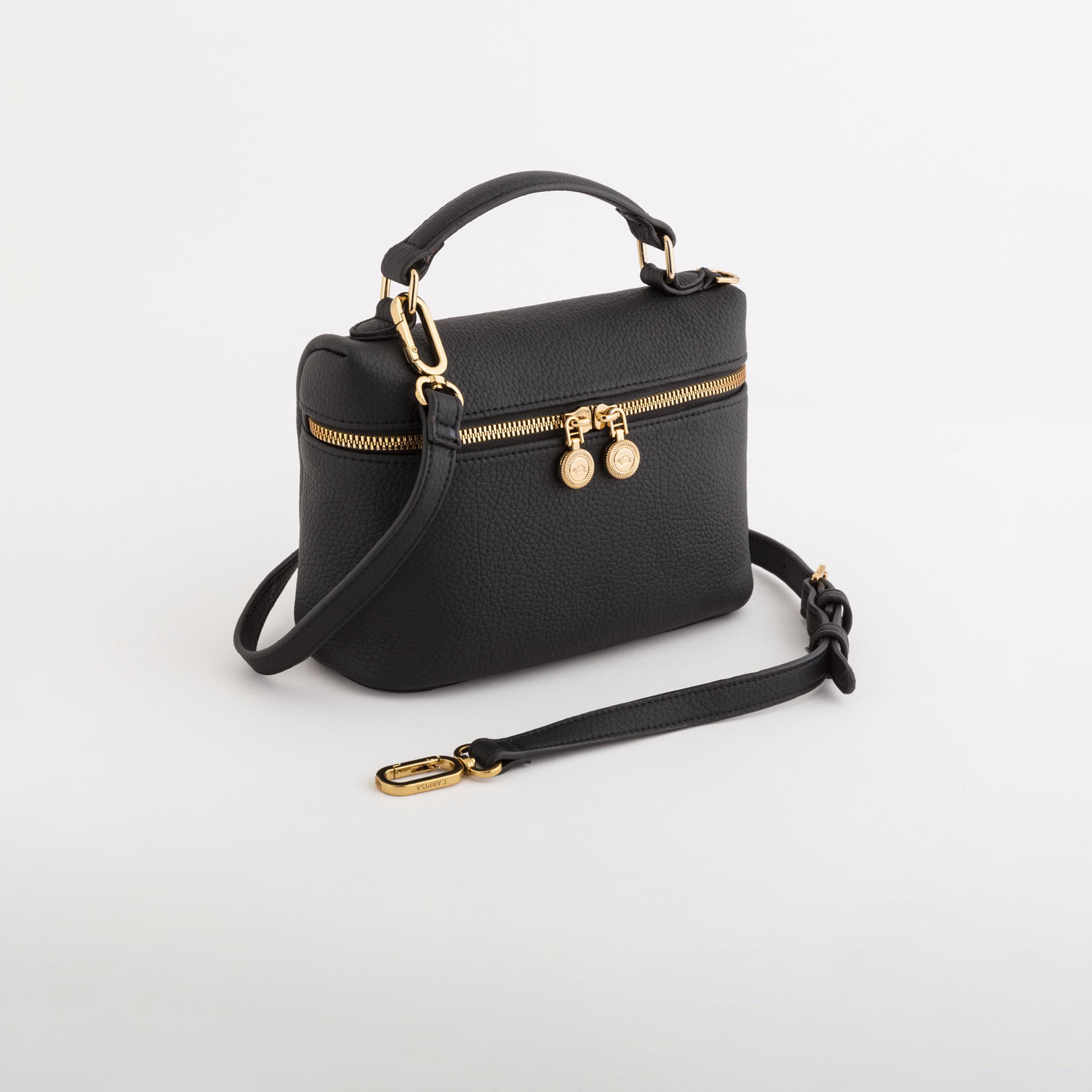 Carpisa Flaminia Self Design Crossbody Bag with Zipper Closure | 21 x 14 x 6 cm-women-bagsandwallets-handbags-image-1