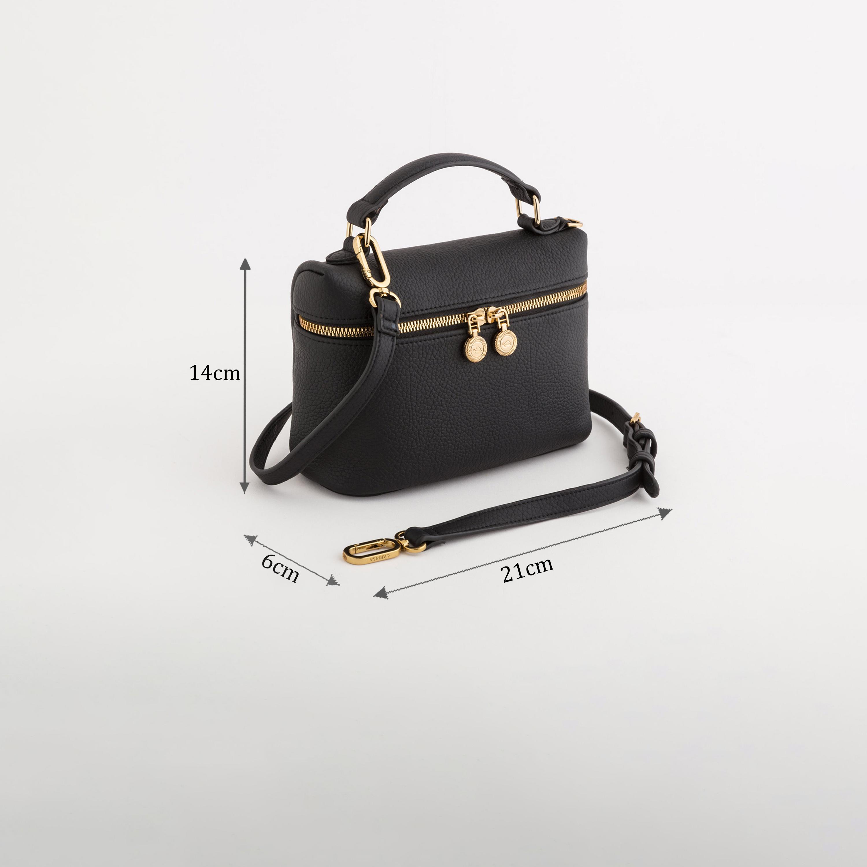 Carpisa Flaminia Self Design Crossbody Bag with Zipper Closure | 21 x 14 x 6 cm-women-bagsandwallets-handbags-image-2