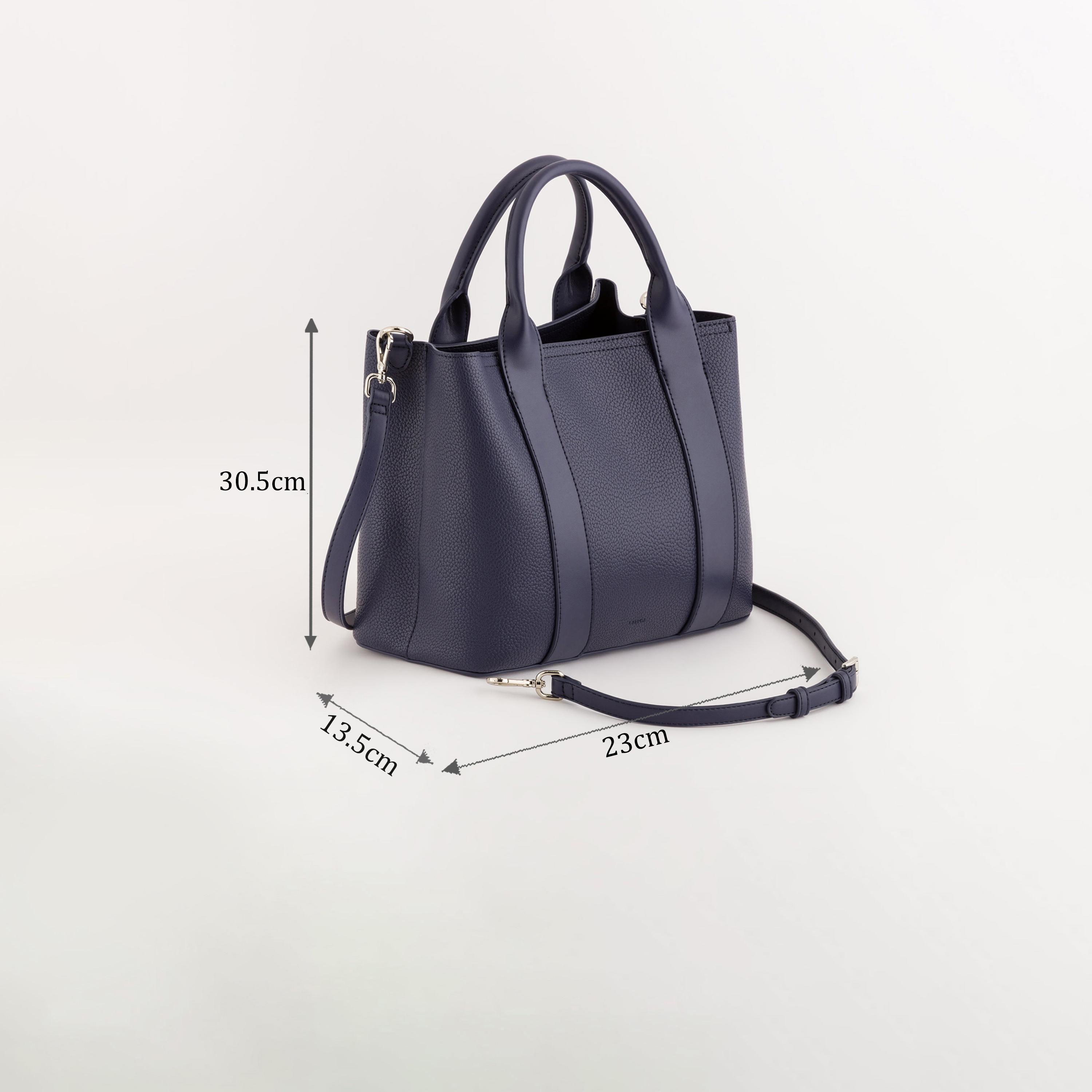 Carpisa Edvige V1 Self Design Handbag with Magnetic Closure | 30.50 x 23 x 13.50 cm-women-bagsandwallets-handbags-image-2