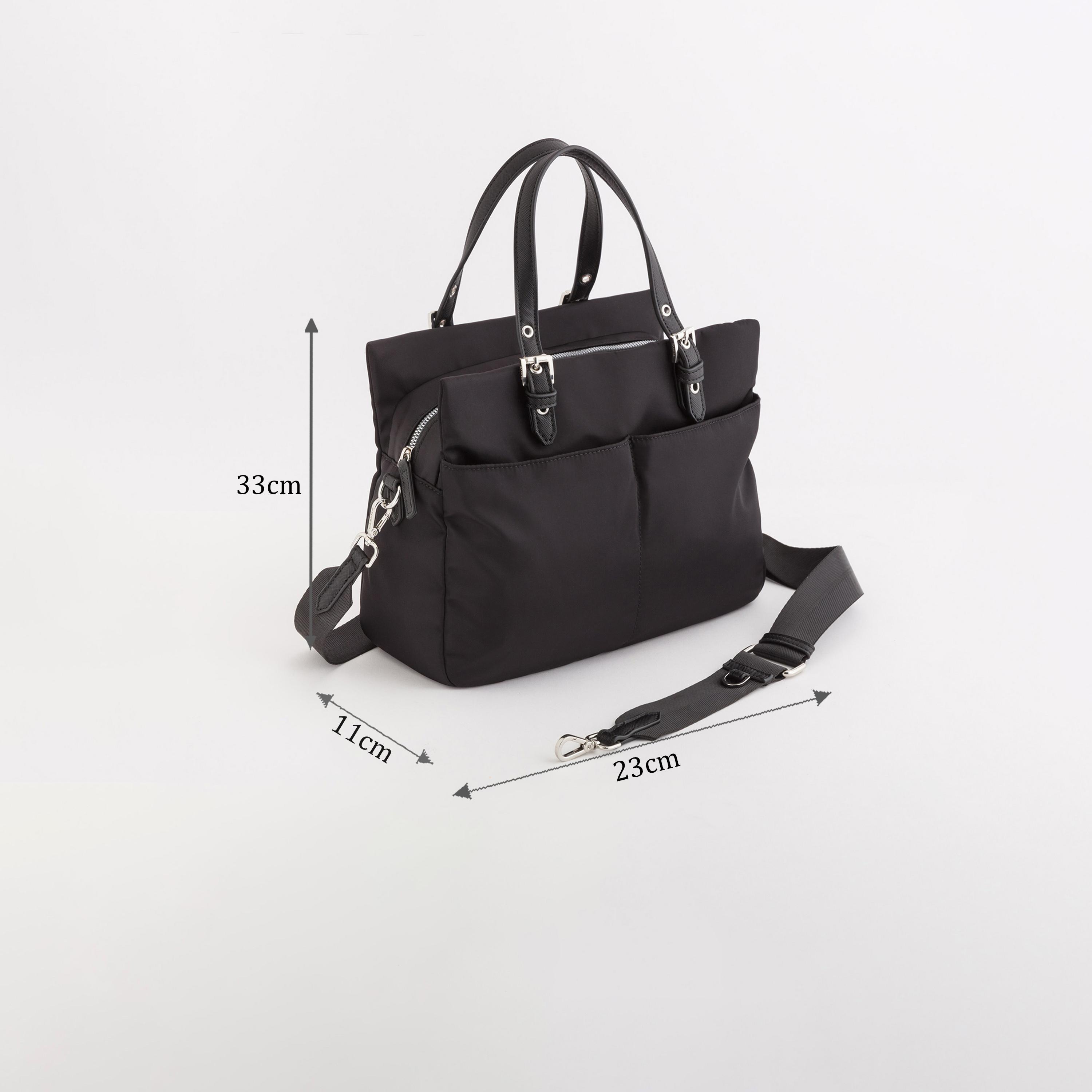كاربيسا - شنطة يد تصميم تريفيس الذاتي سحاب للإغلاق | 33 × 23 × 11 سم-women-bagsandwallets-handbags-image-2