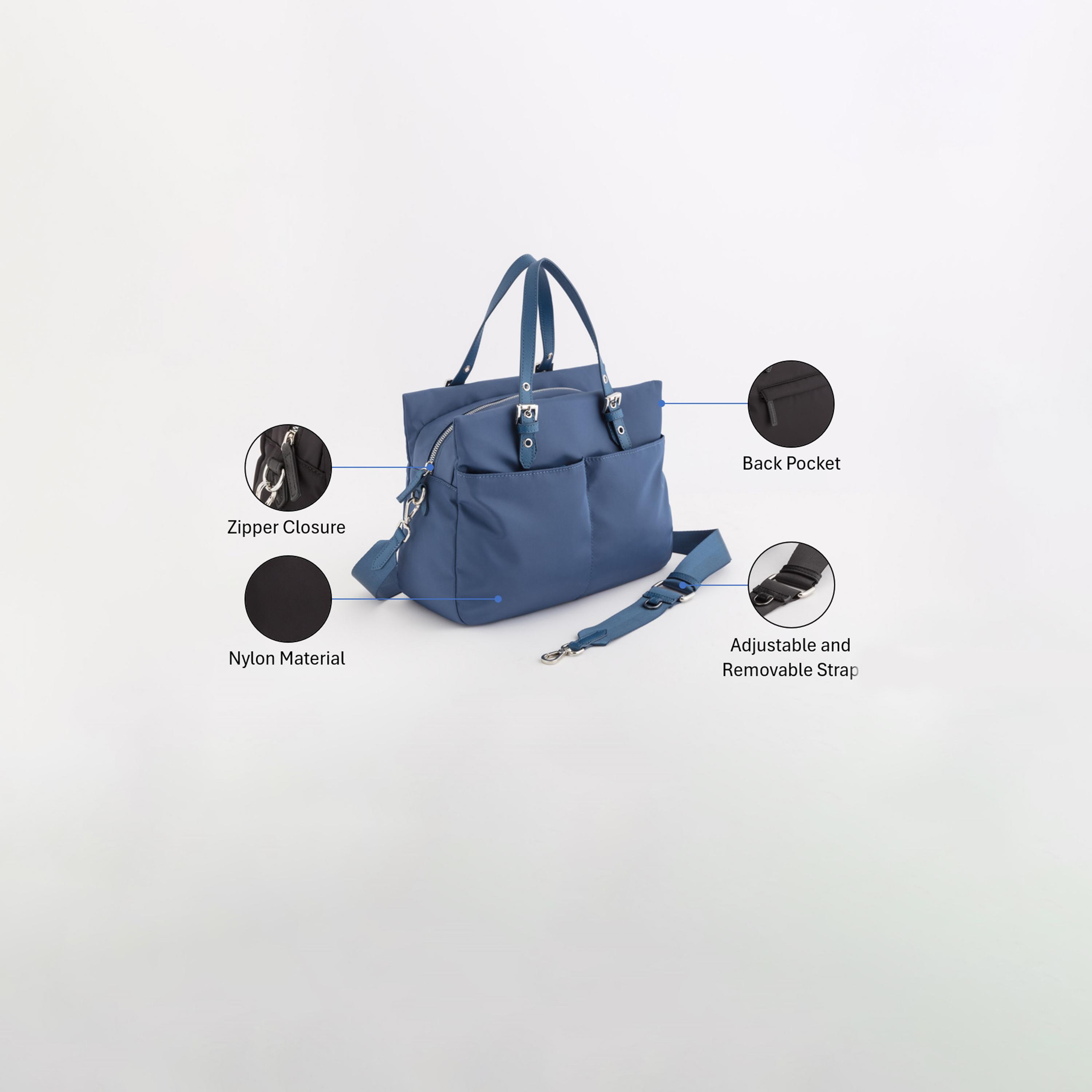 كاربيسا - شنطة يد تصميم تريفيس الذاتي سحاب للإغلاق | 33 × 23 × 11 سم-women-bagsandwallets-handbags-image-3