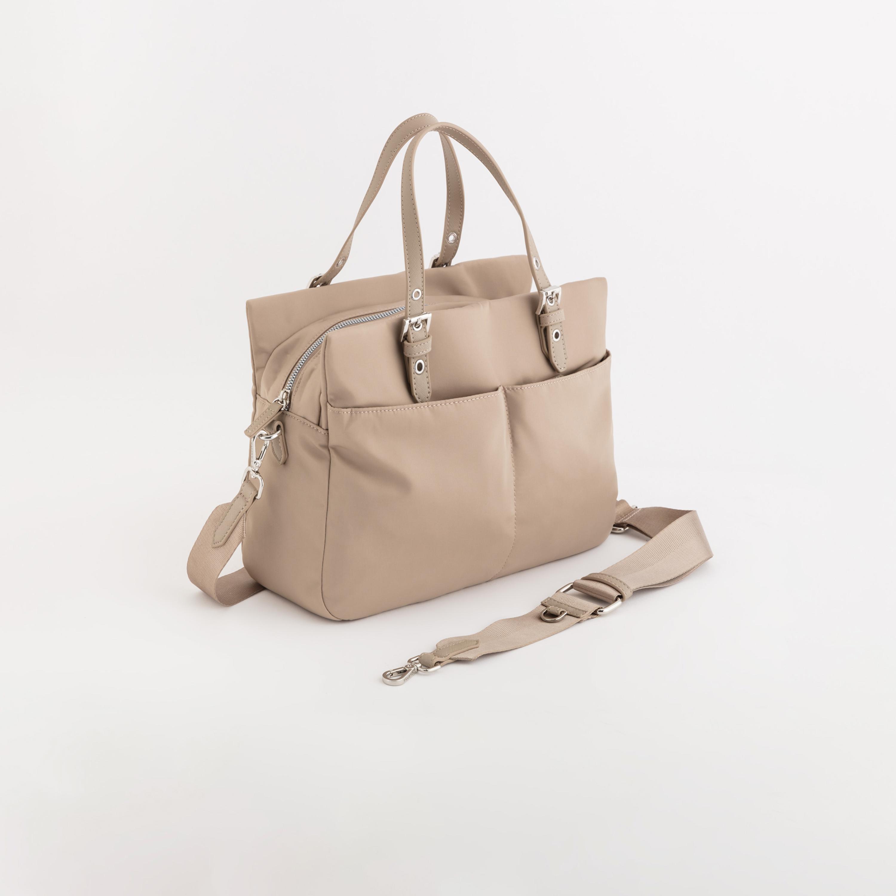 كاربيسا - شنطة يد تصميم تريفيس الذاتي سحاب للإغلاق | 33 × 23 × 11 سم-women-bagsandwallets-handbags-image-1