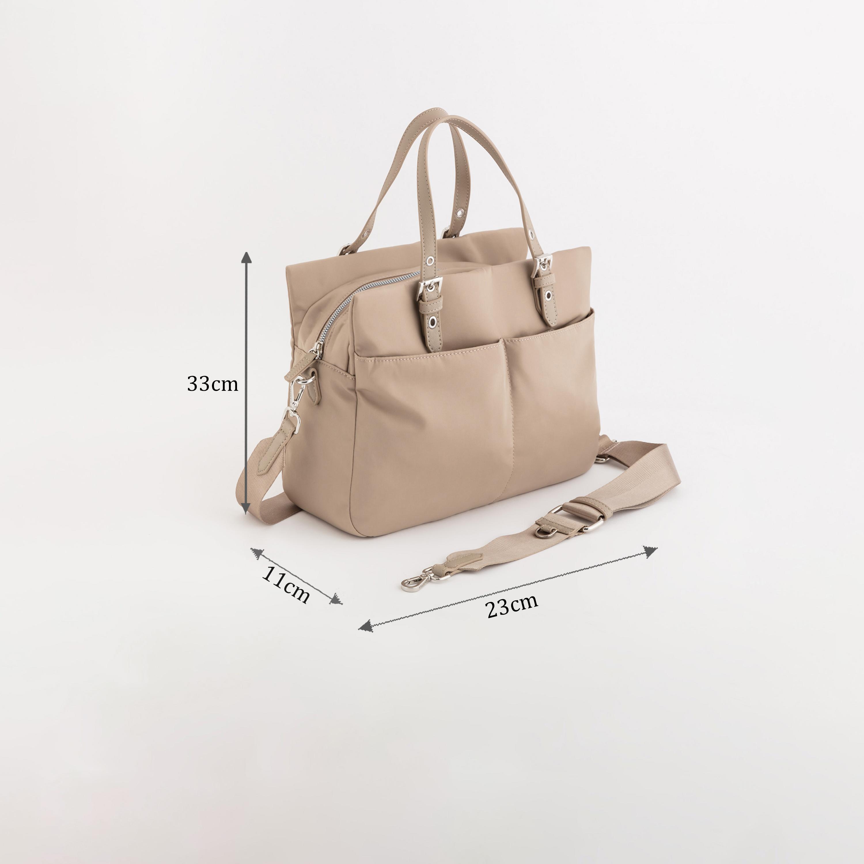 Carpisa Trevis Self Design Handbag with Zipper Closure | 33 x 23 x 11 cm-women-bagsandwallets-handbags-image-2