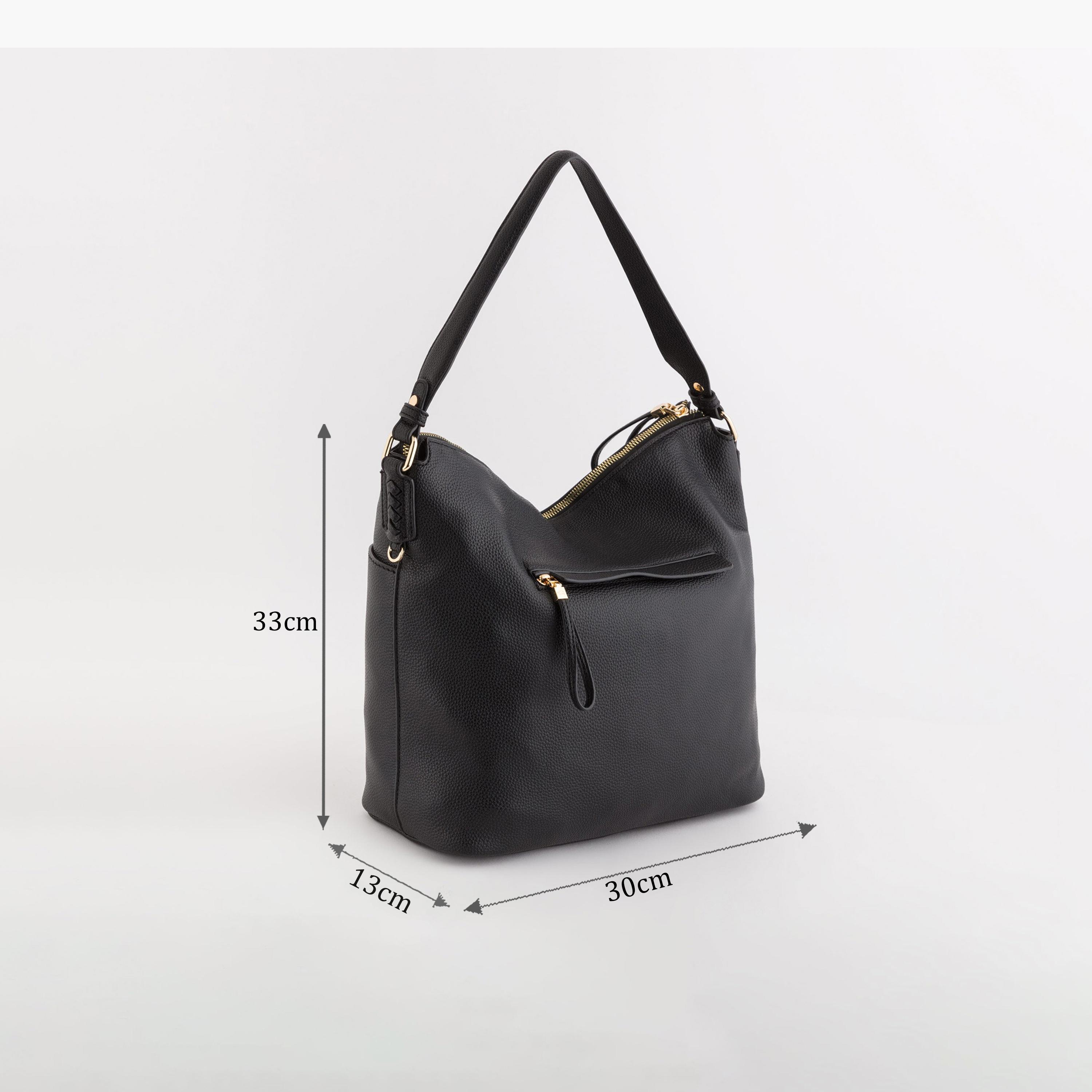 كاربيسا - شنطة يد يوكون تصميم ذاتي سحاب للإغلاق | 33 × 30 × 13 سم-women-bagsandwallets-handbags-image-2