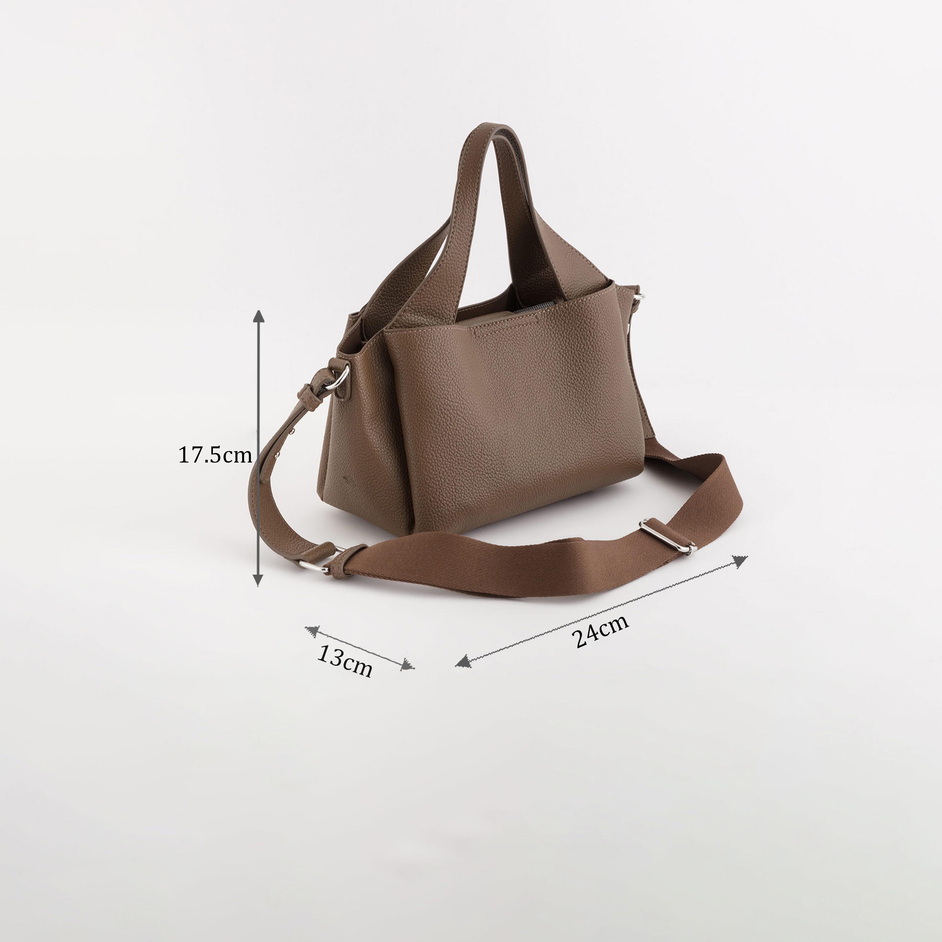Carpisa Lady Self Design Handbag with Magnetic Closure | 24 x 17.50 x 13 cm-women-bagsandwallets-handbags-image-2