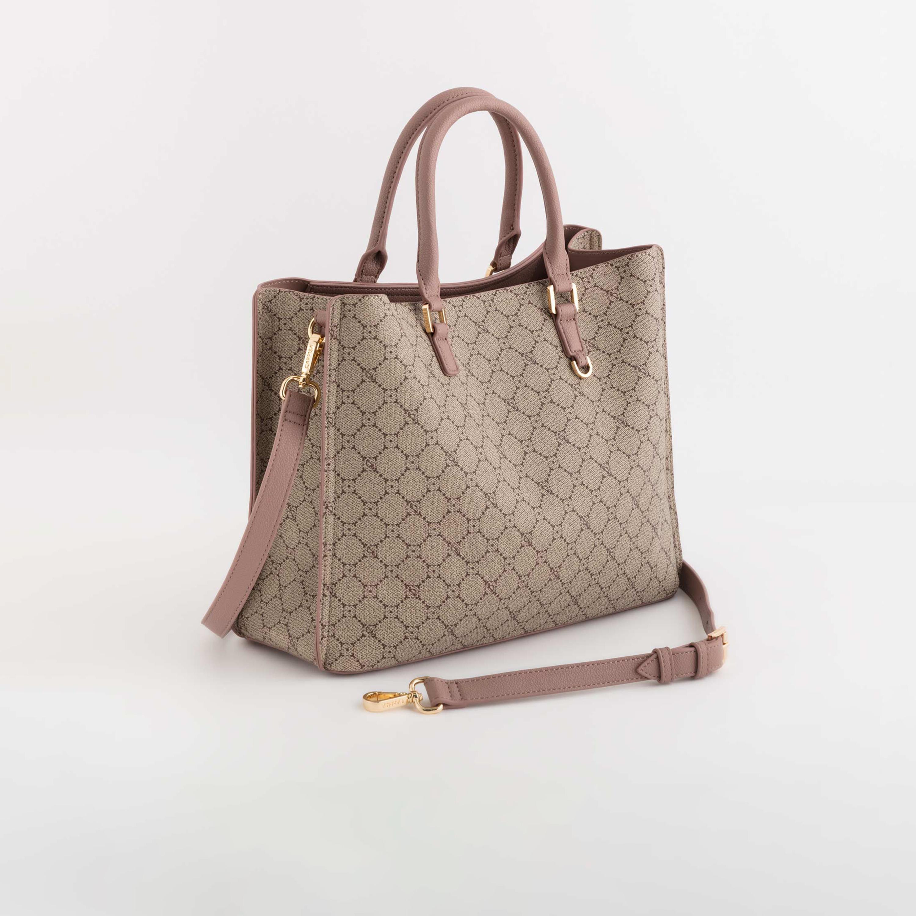 كاربيسا - شنطة يد ديانا الشتوية المطبوعة إغلاق مغناطيسي | 32.50 × 25.50 × 12.50 سم-women-bagsandwallets-handbags-image-1